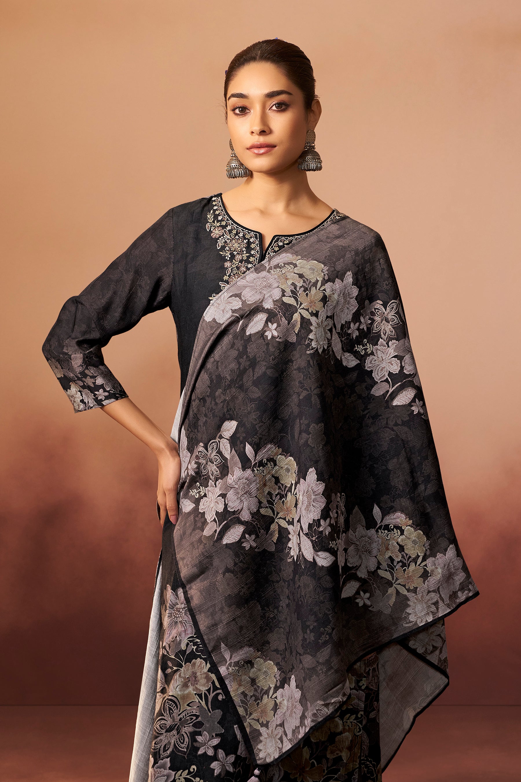 Viscose Digital Print Kurta Set