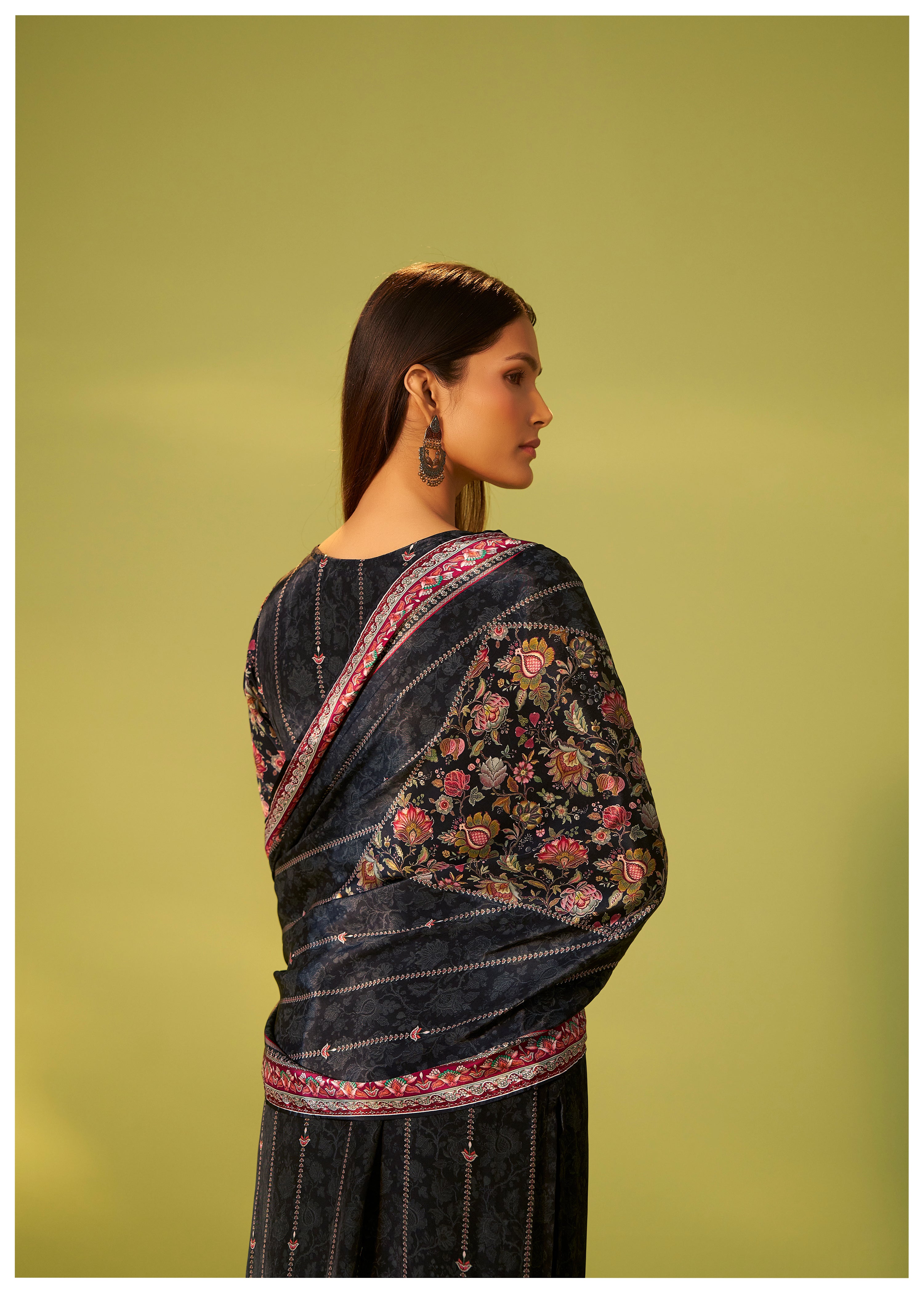 Crepe Silk Kurta Set