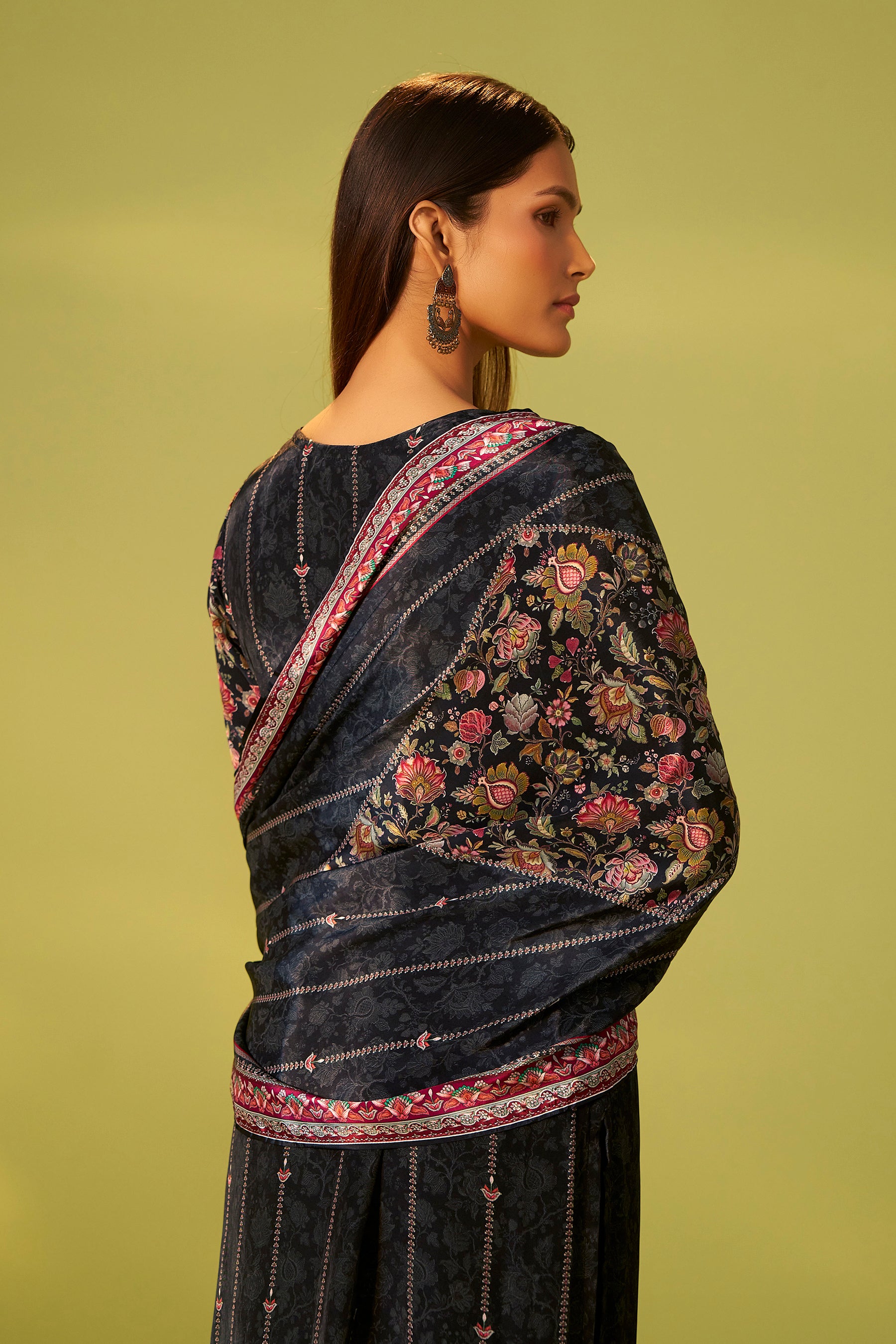 Crepe Silk Kurta Set (3-piece set)