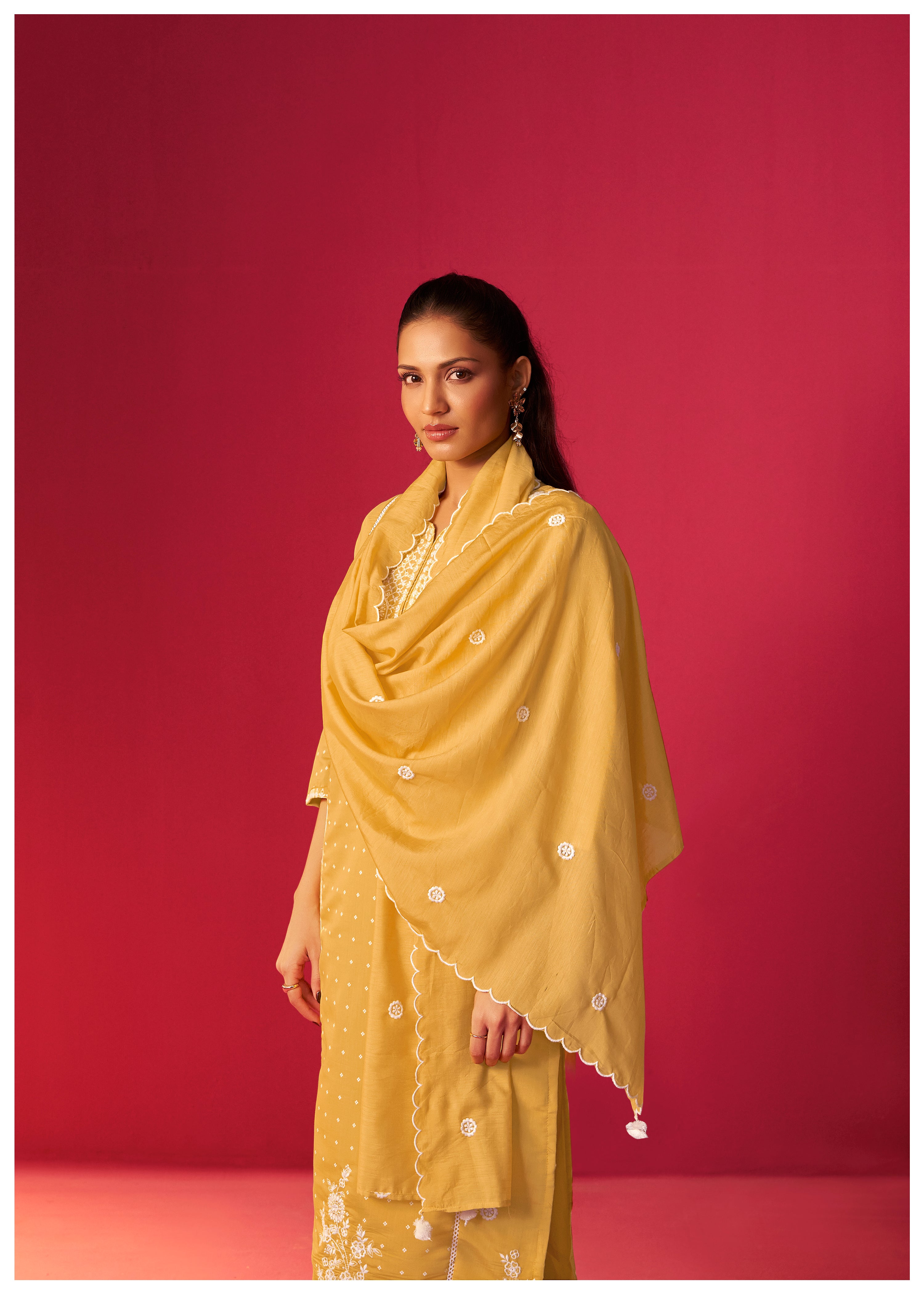 Heavy Chikankari Embroidery Kurta Set