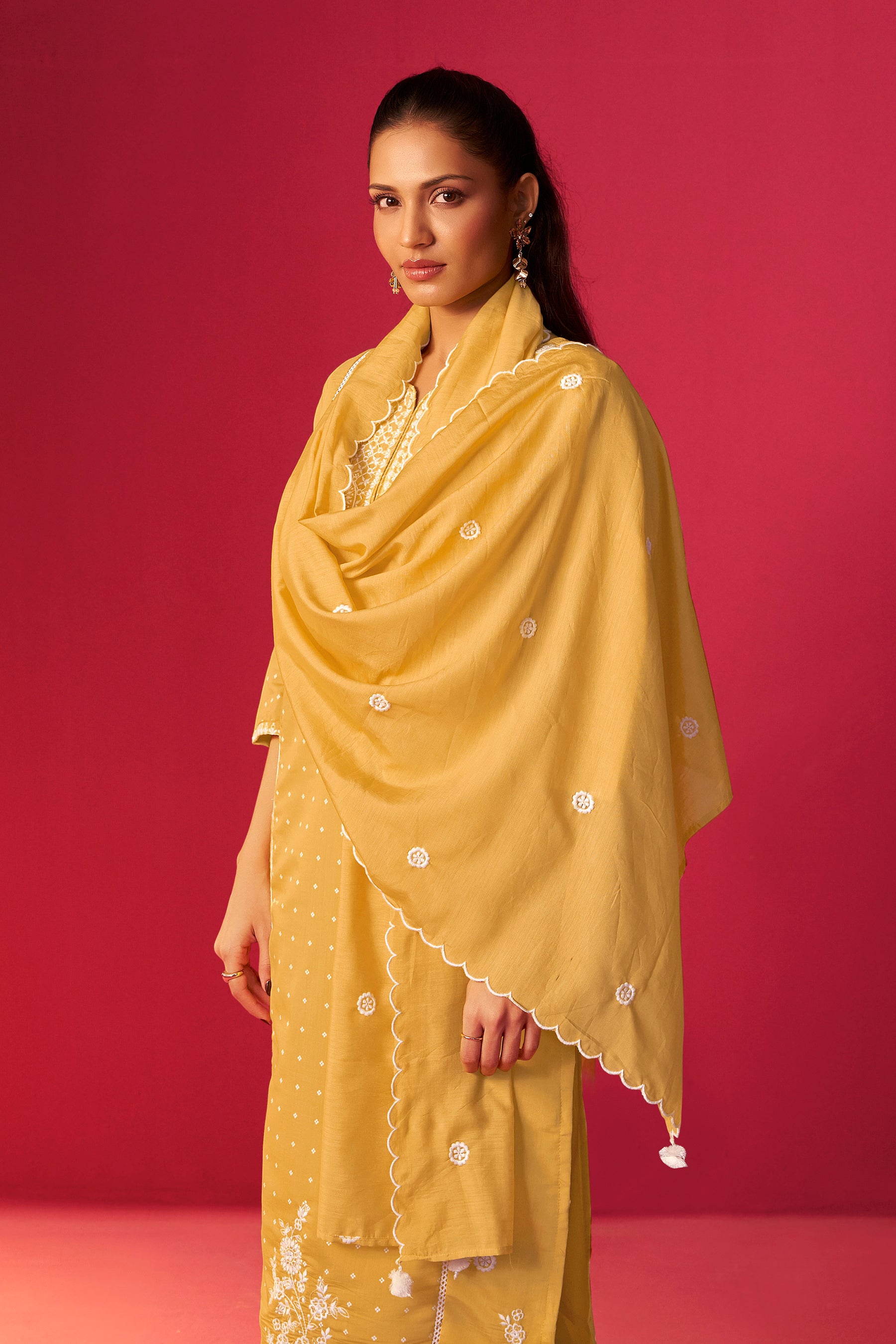 Heavy Chikankari Embroidery Kurta Set