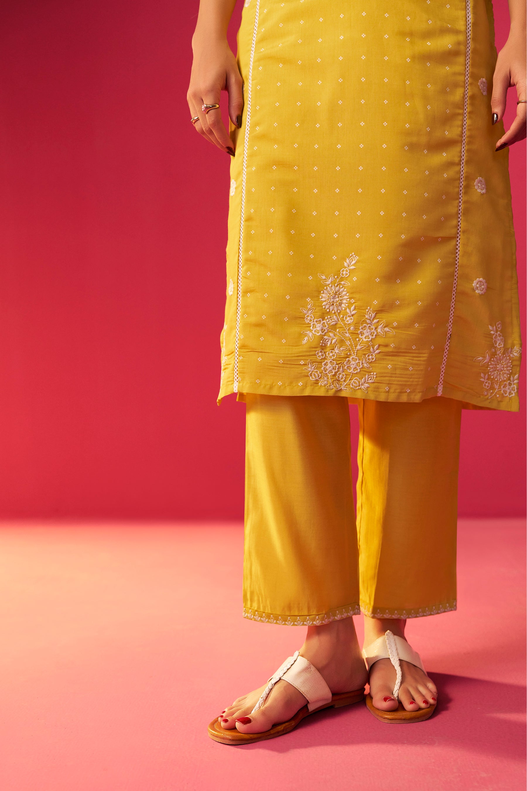 Heavy Chikankari Embroidery Kurta Set