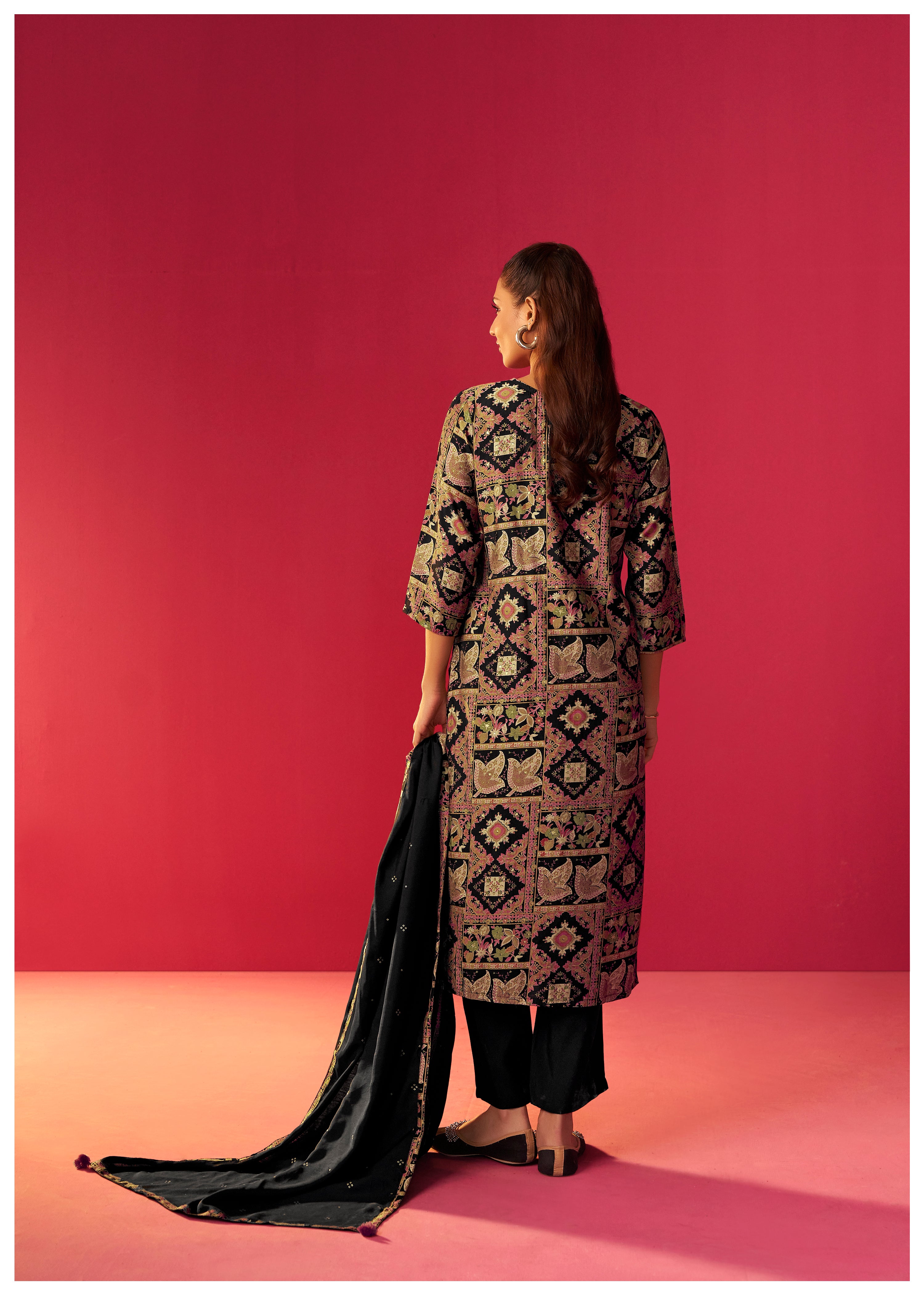 Viscose Digital Print Kurta Set