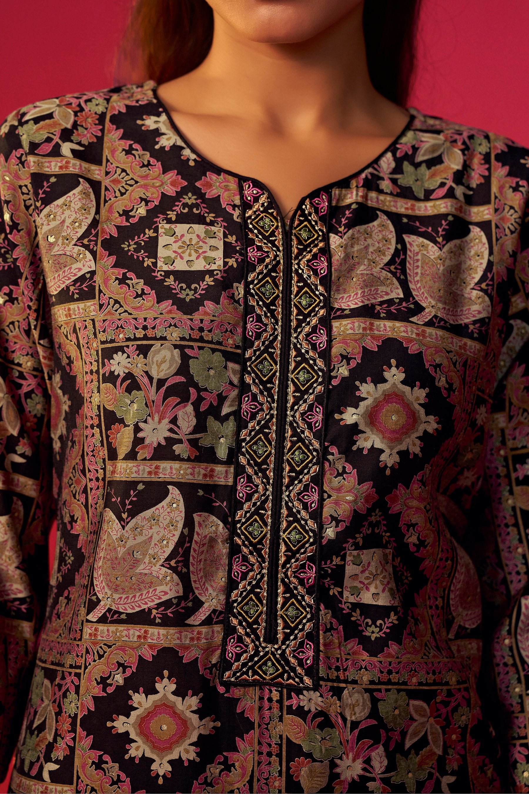 Viscose Digital Print Kurta Set