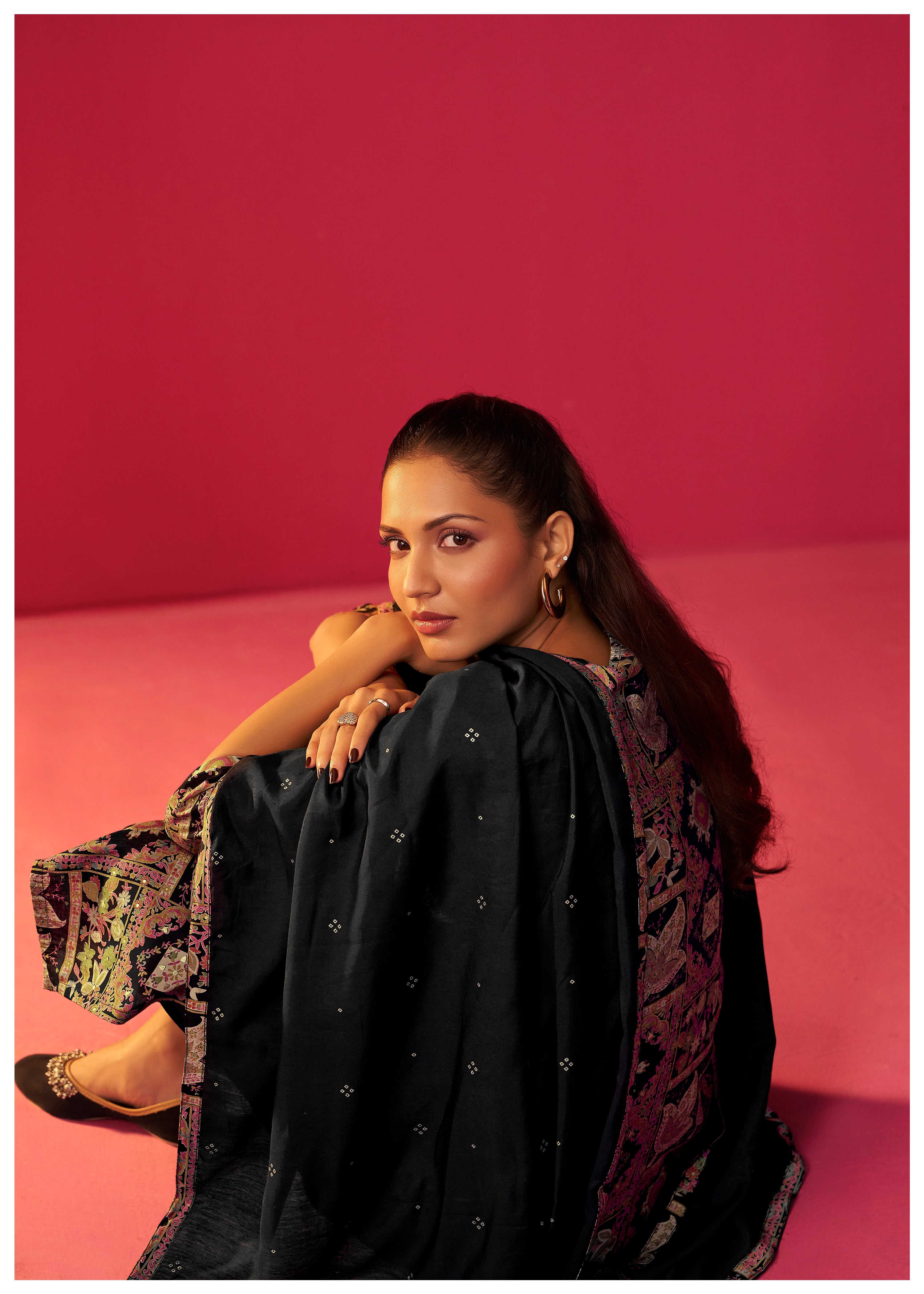 Viscose Digital Print Kurta Set