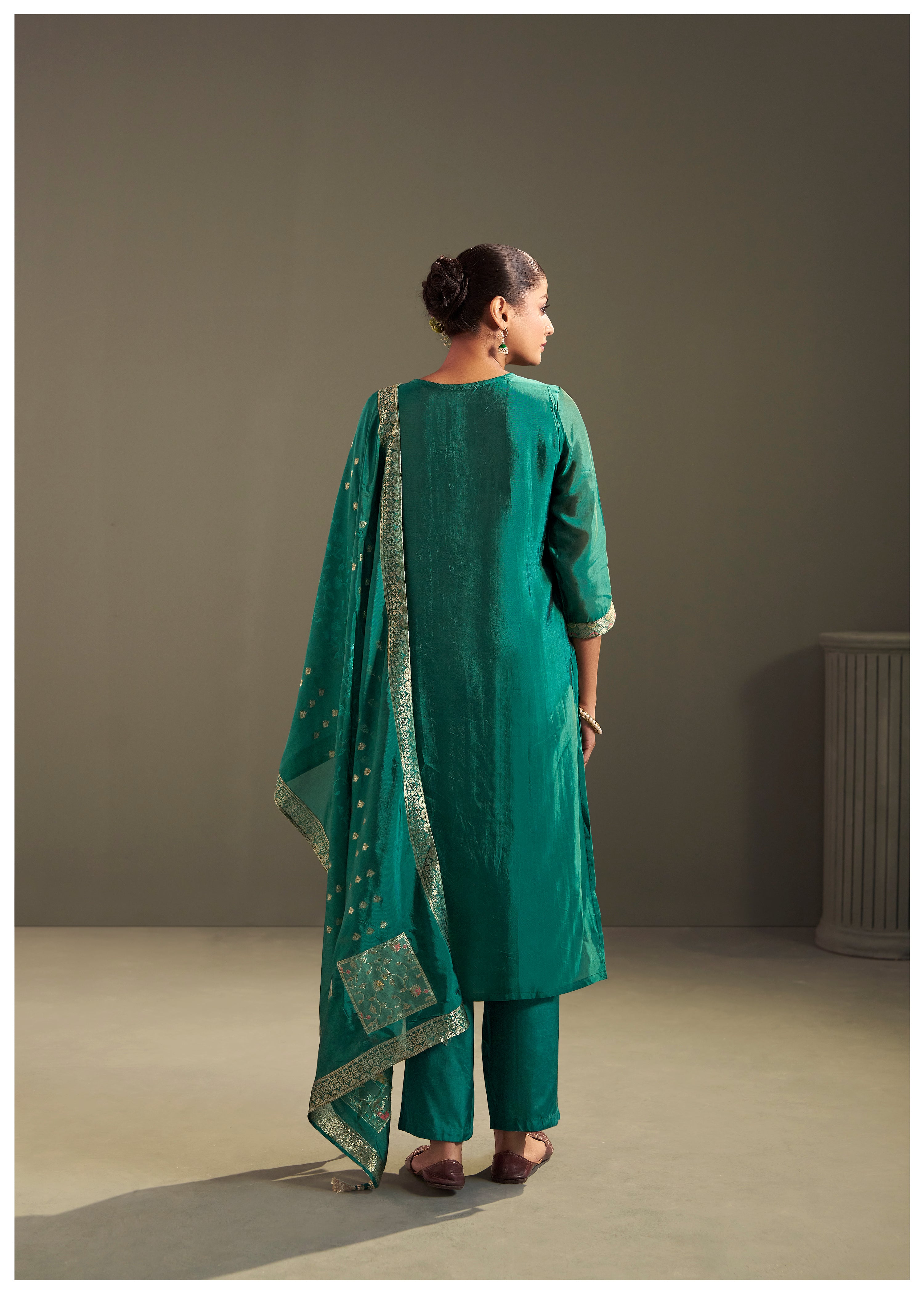 Yarn Dyed Viscose Kurta Set