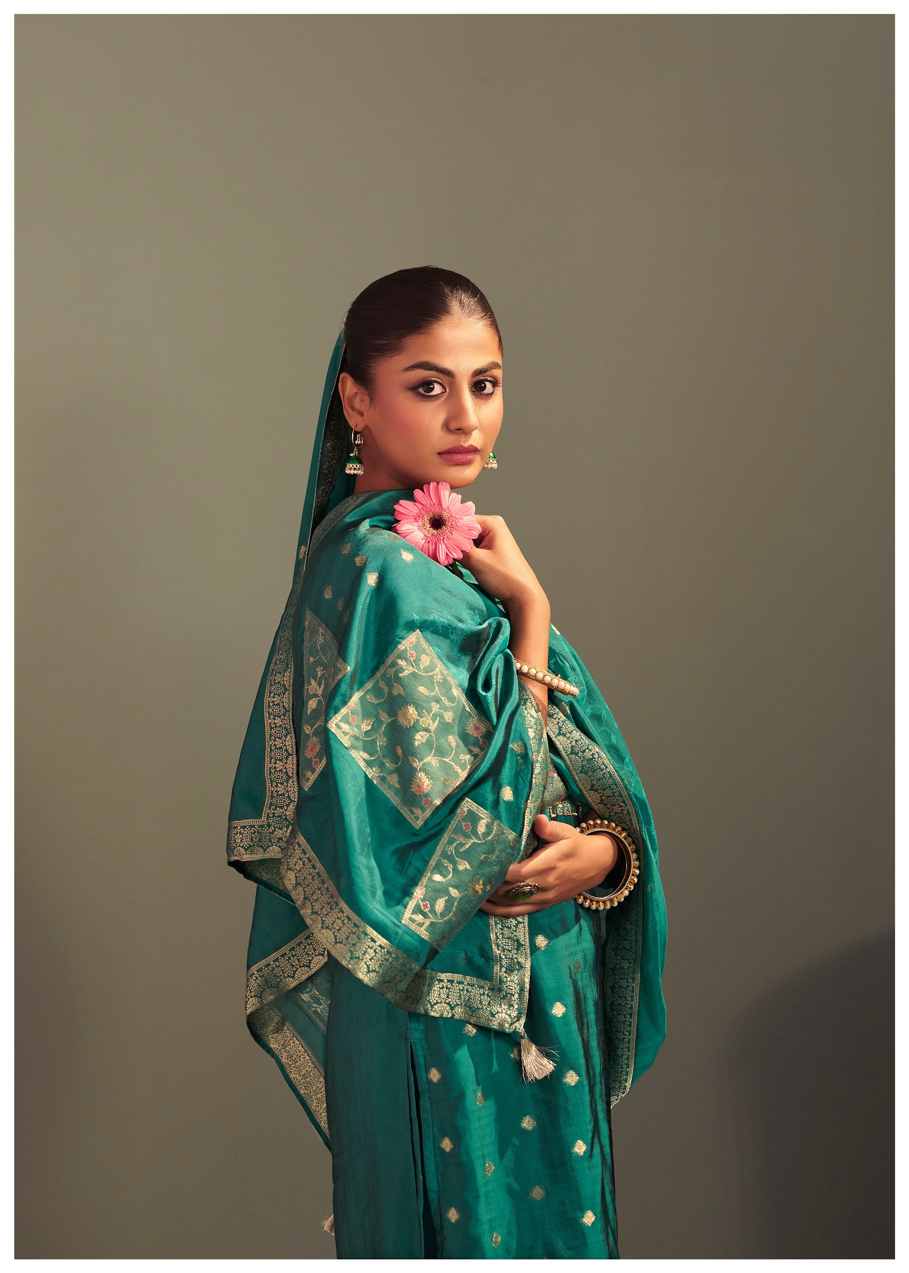 Yarn Dyed Viscose Kurta Set