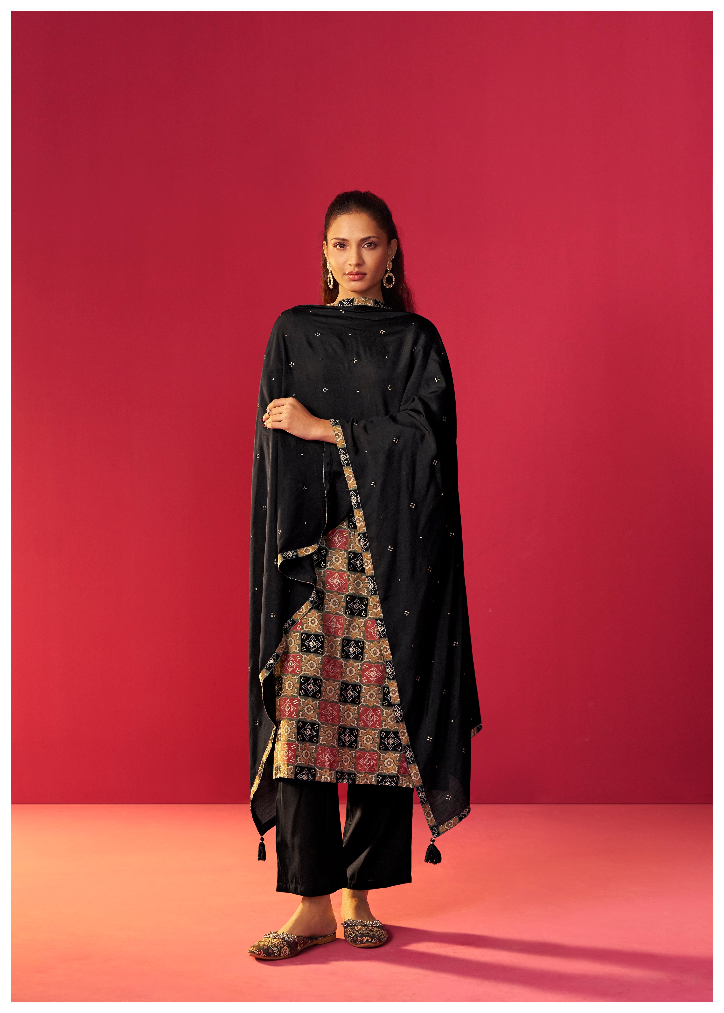 Viscose Digital Print Kurta Set