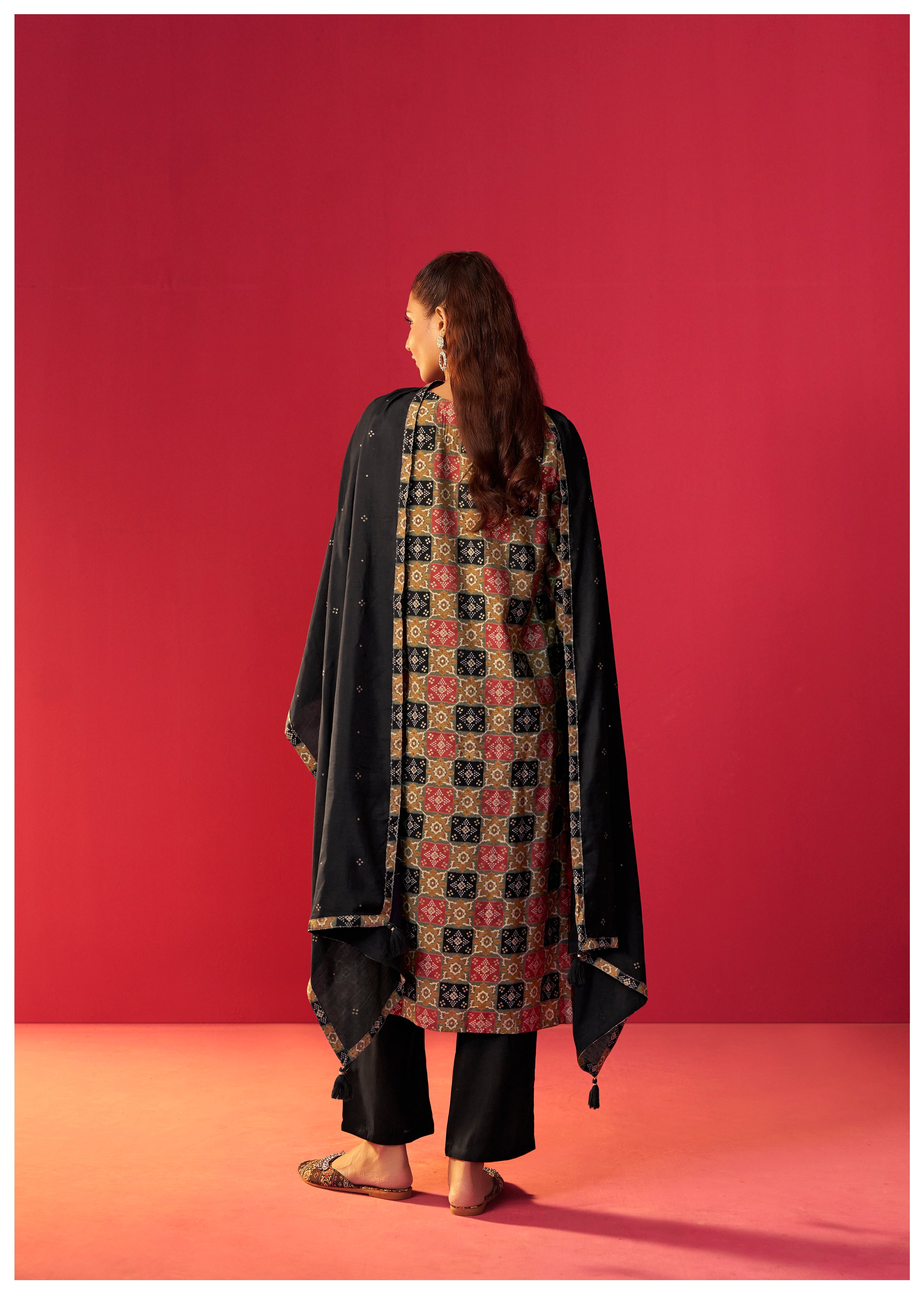 Viscose Digital Print Kurta Set