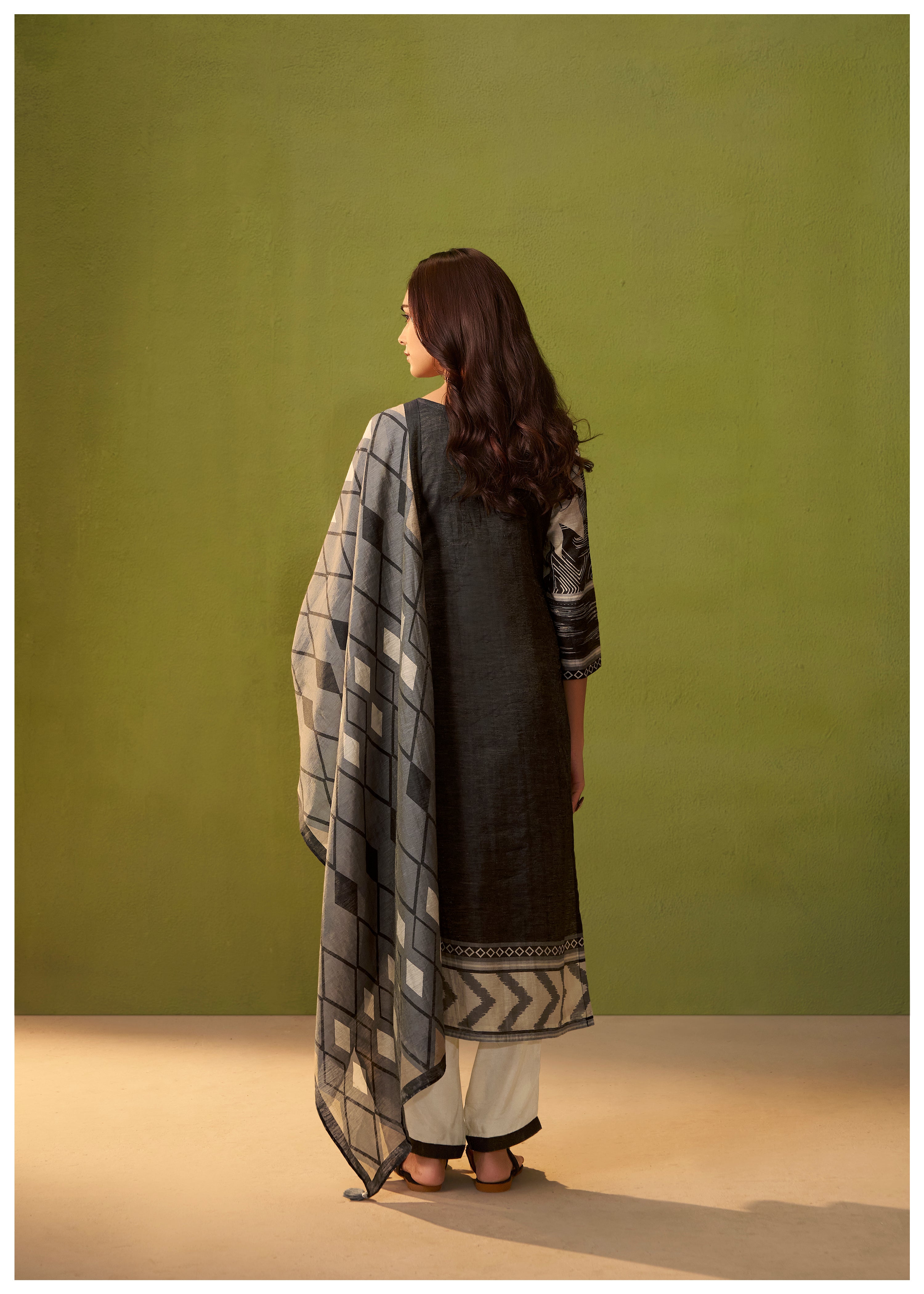 Shimmer Linen Digital Print Set