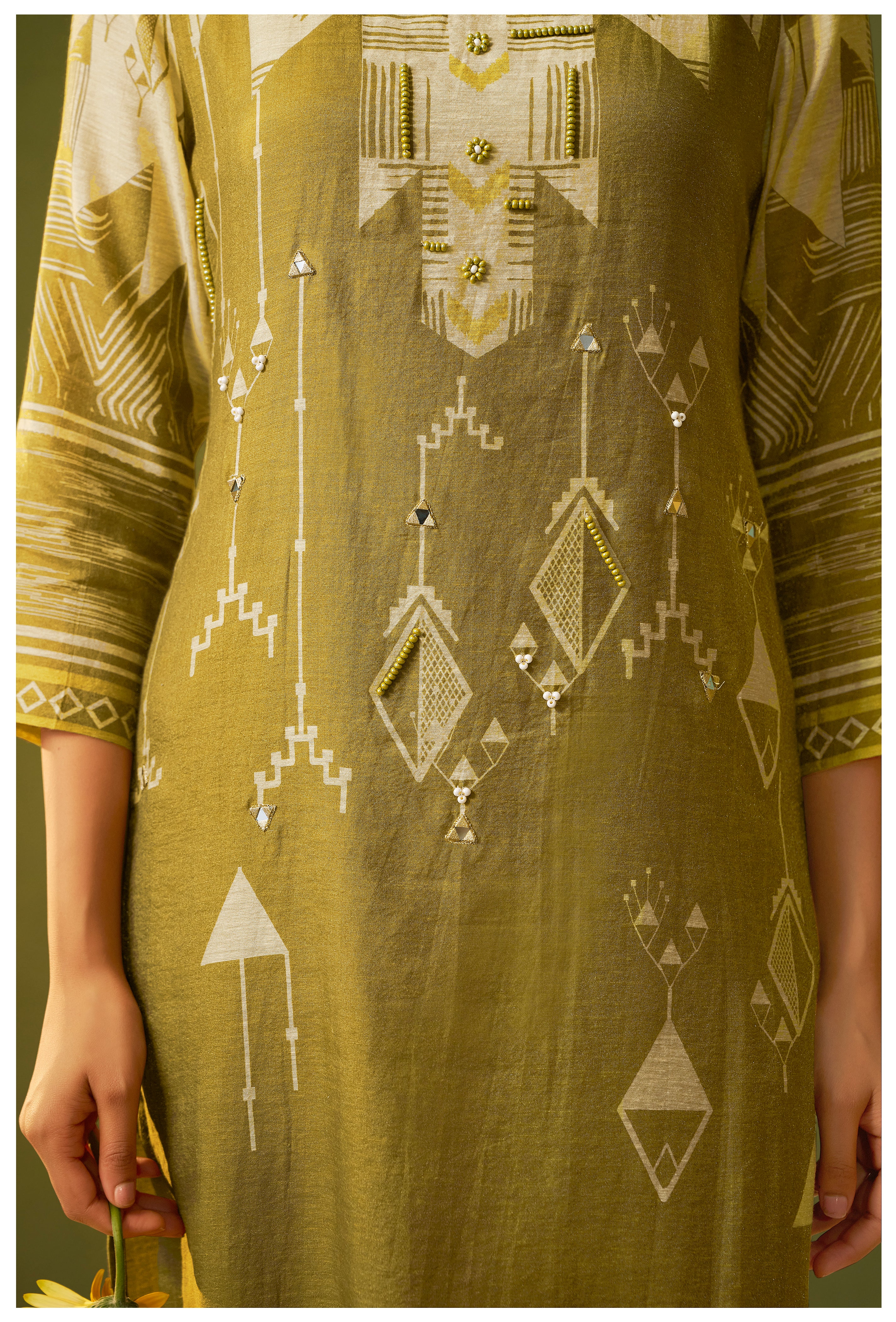 Shimmer Linen Digital Print Set