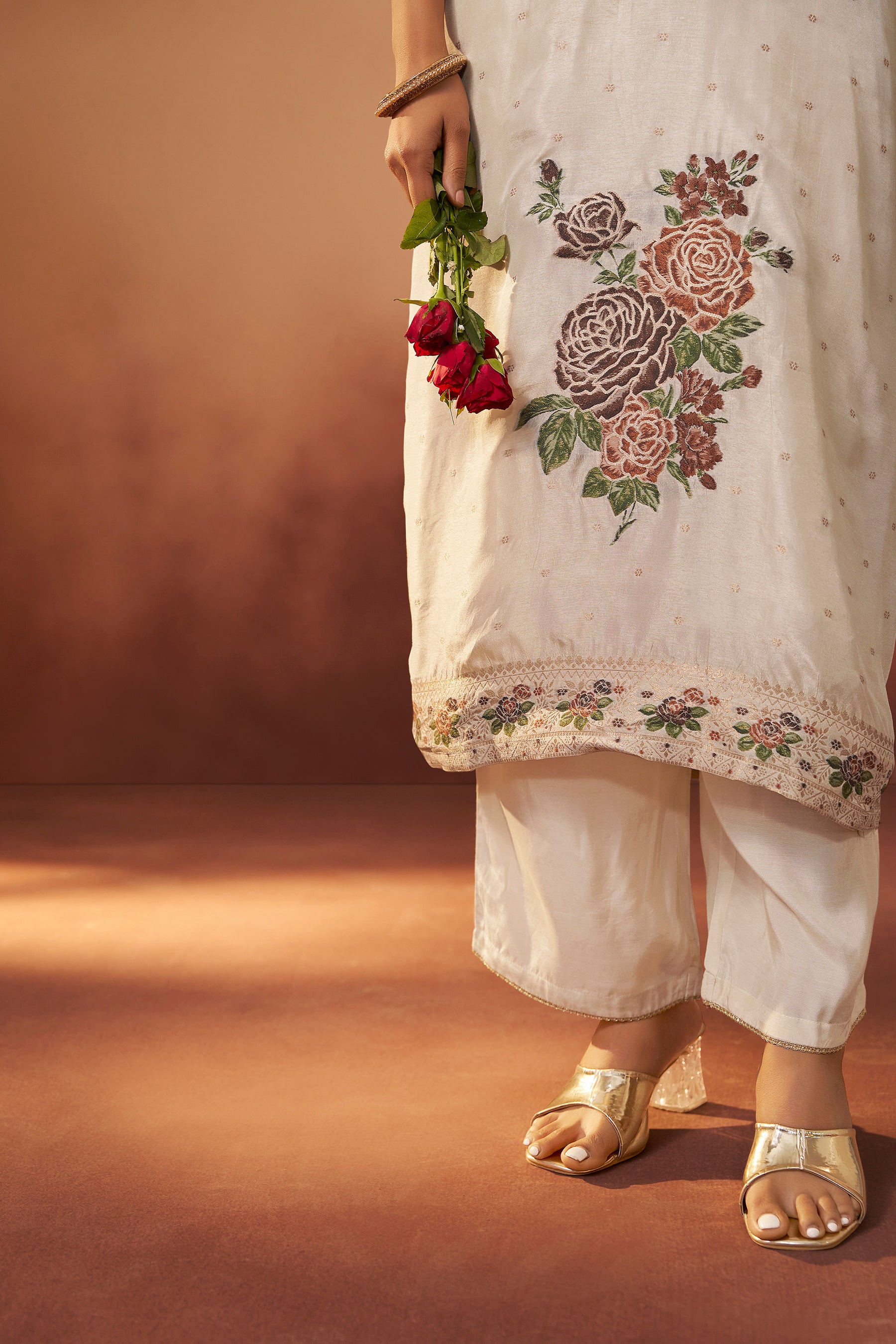 Russian Jacquard Set – Cream