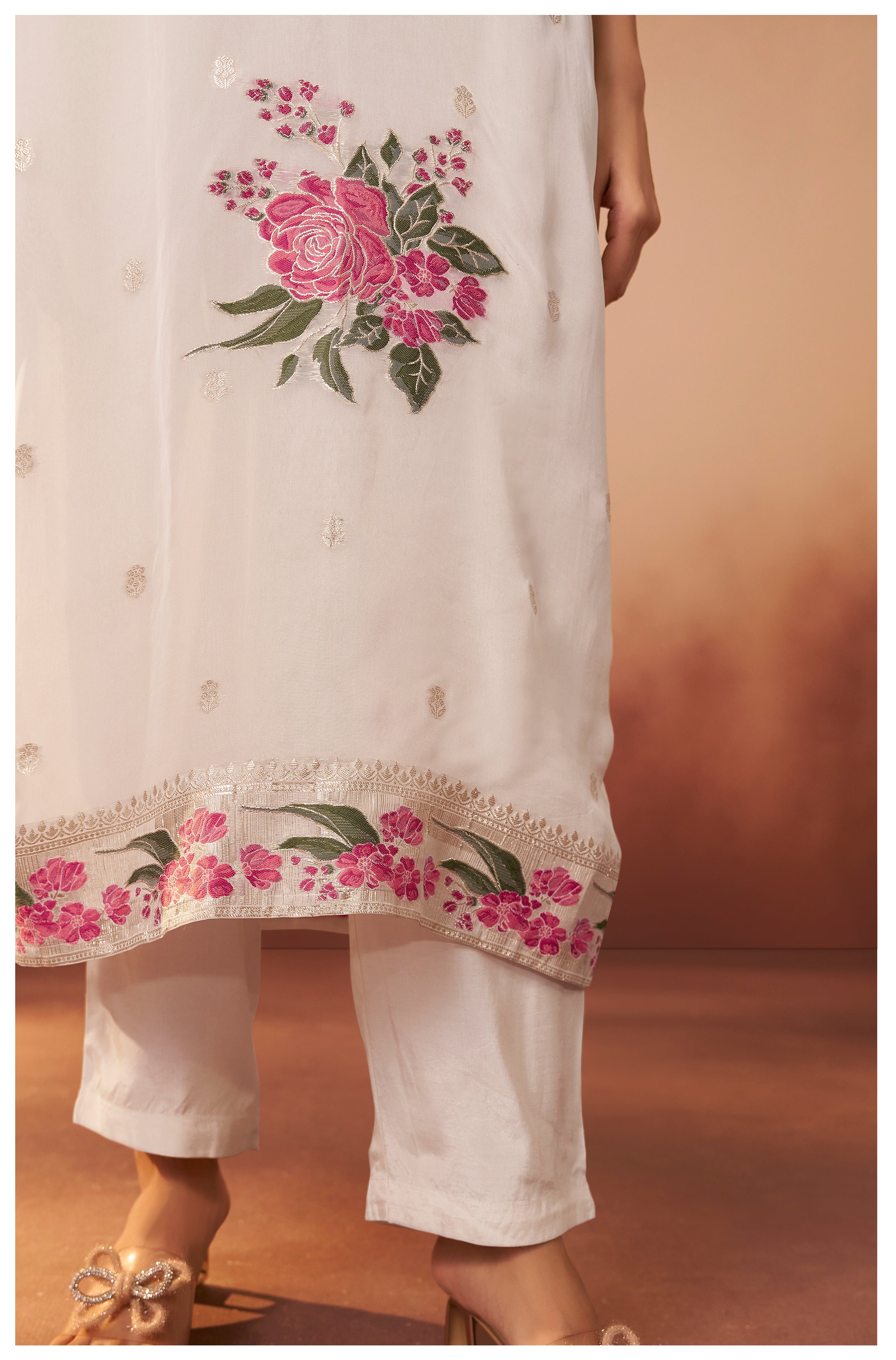 Organza Kurta Set