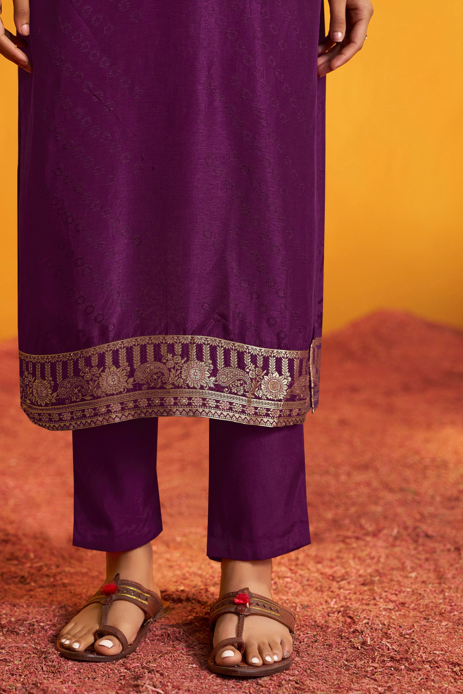 Russian Jacquard Set – Wine