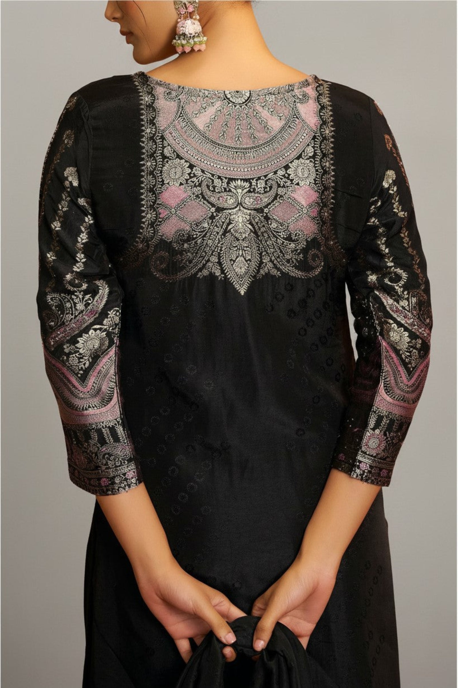 Russian Jacquard Set – Black