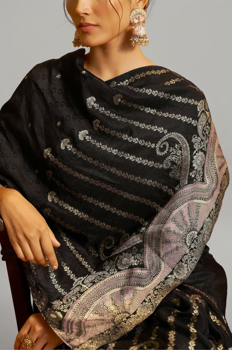 Russian Jacquard Set – Black