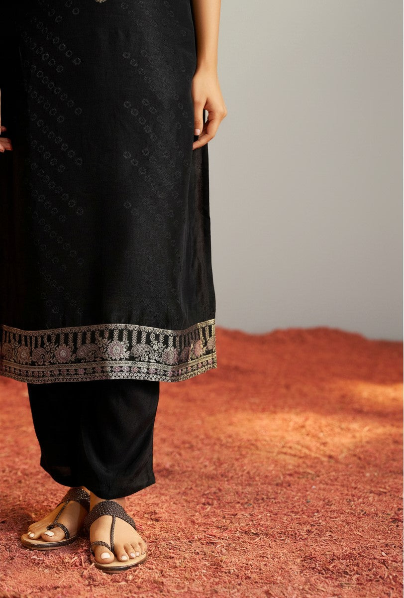 Russian Jacquard Set – Black