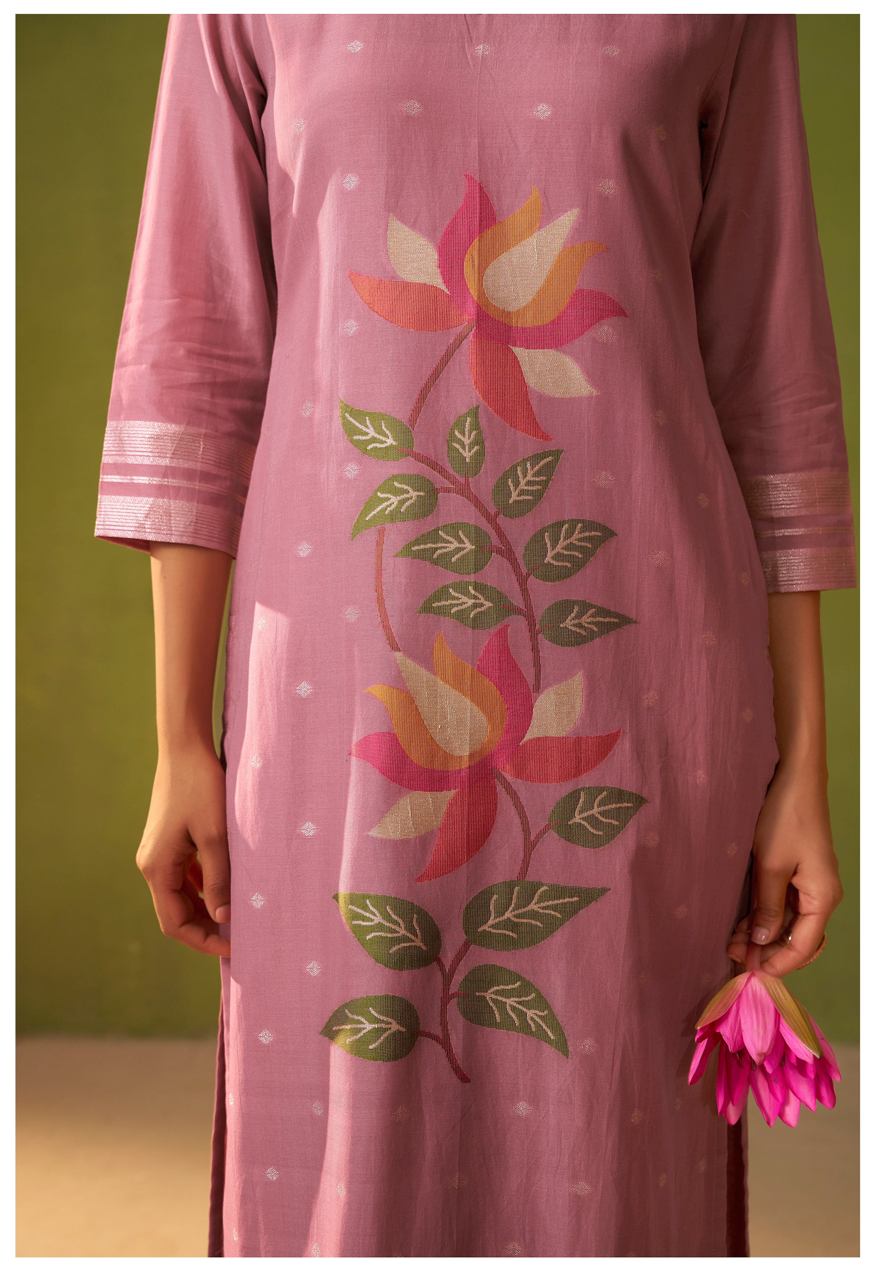 Chanderi Jacquard Set