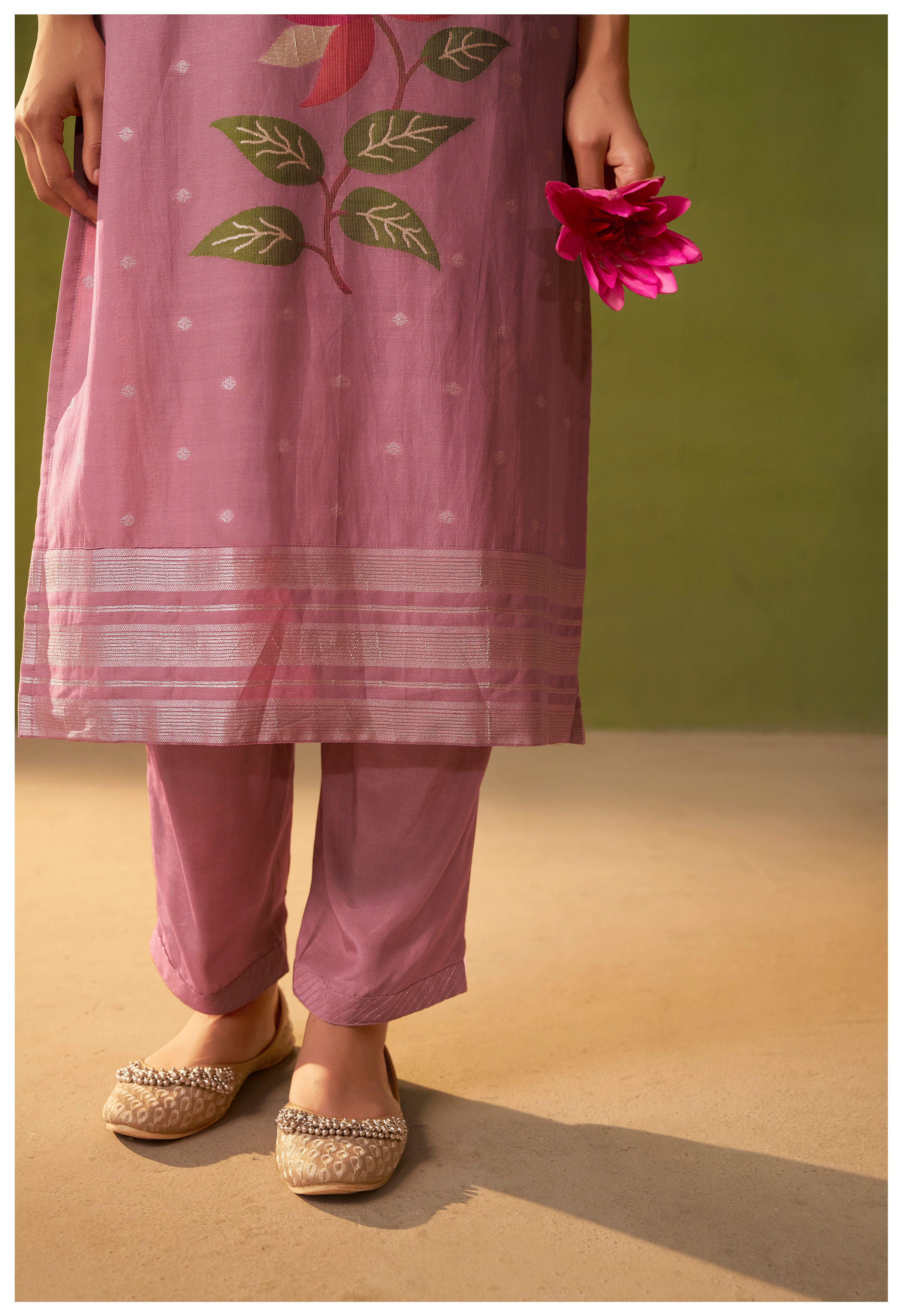 Chanderi Jacquard Set