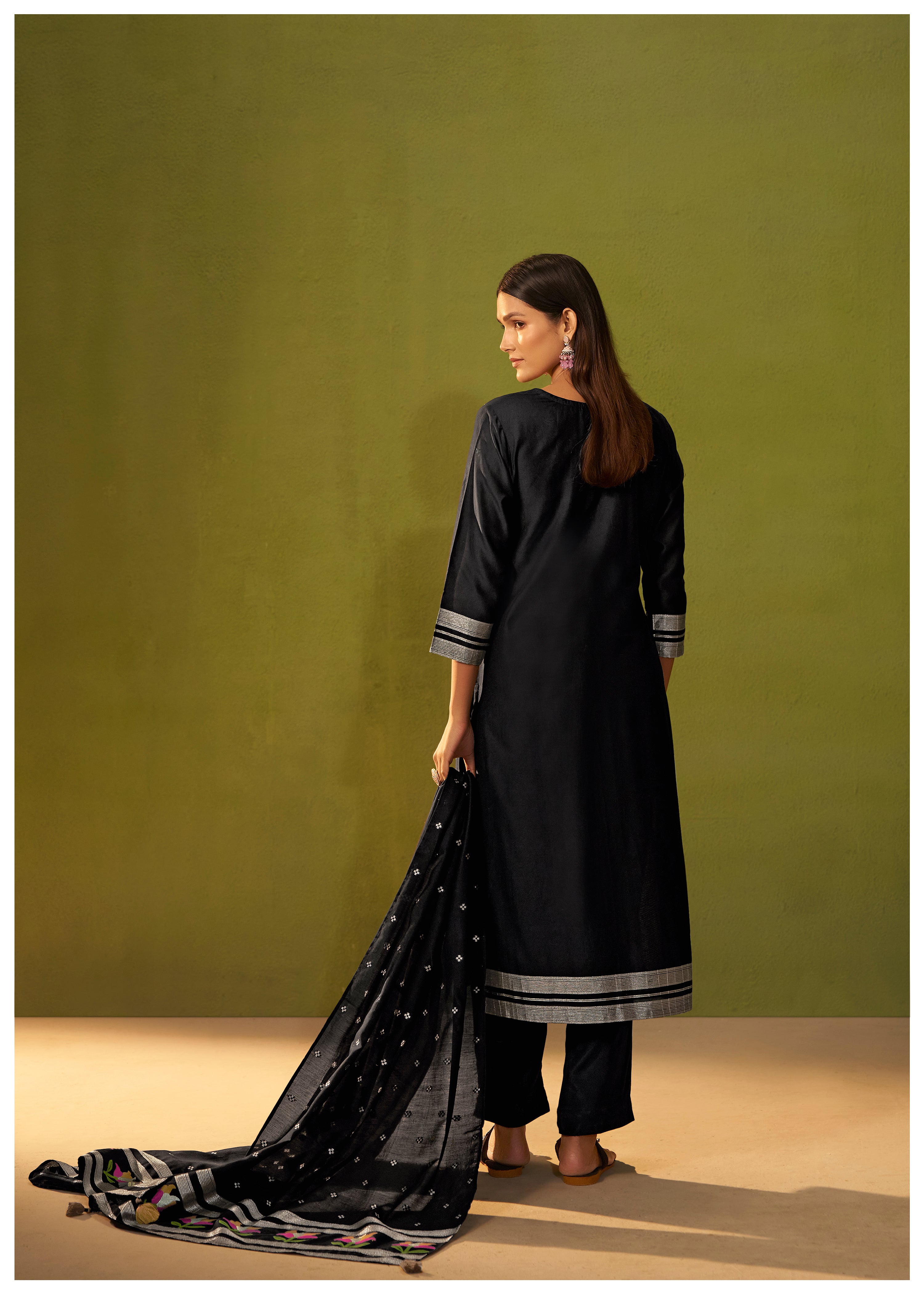 Chanderi Jacquard Set