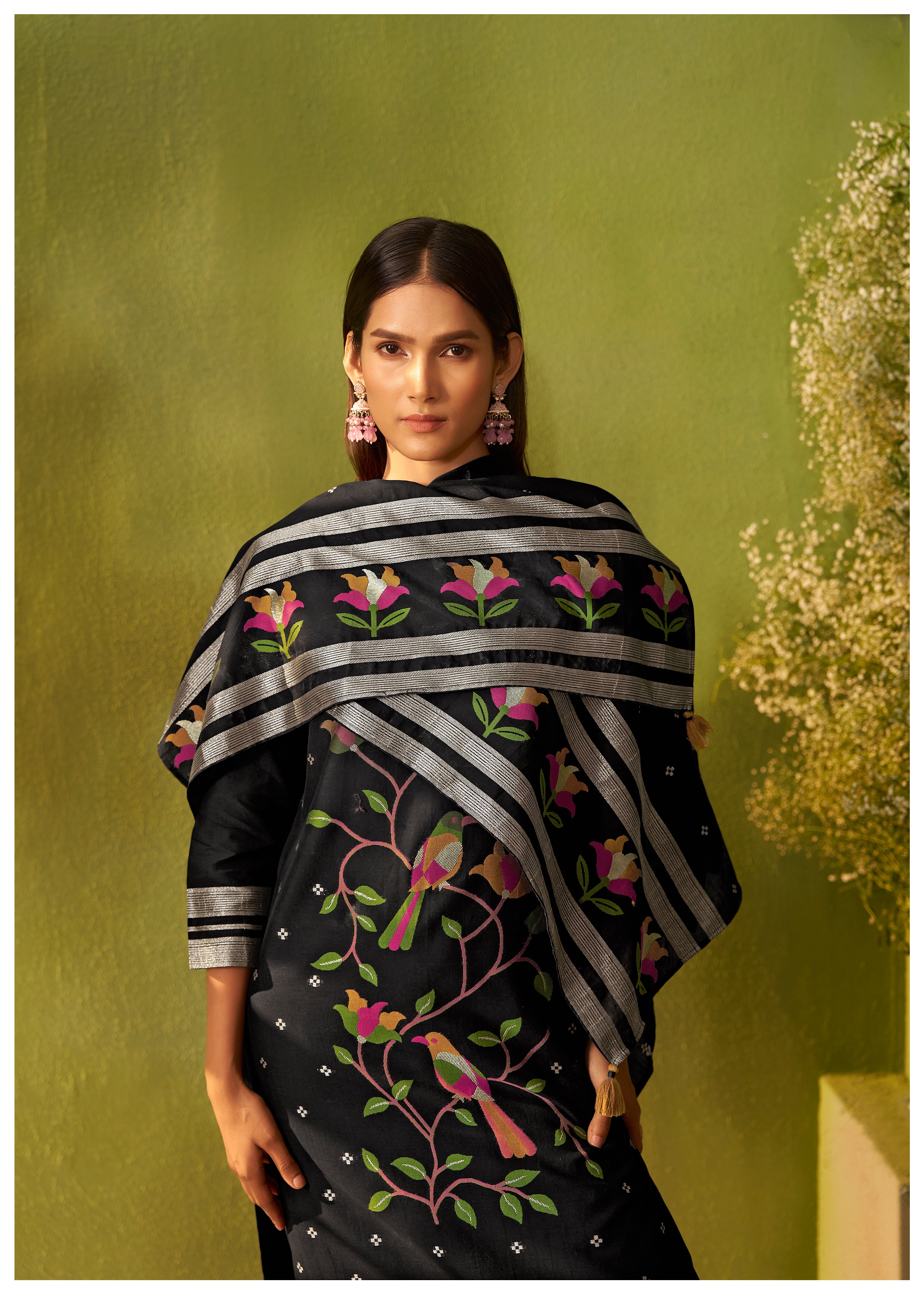 Chanderi Jacquard Set