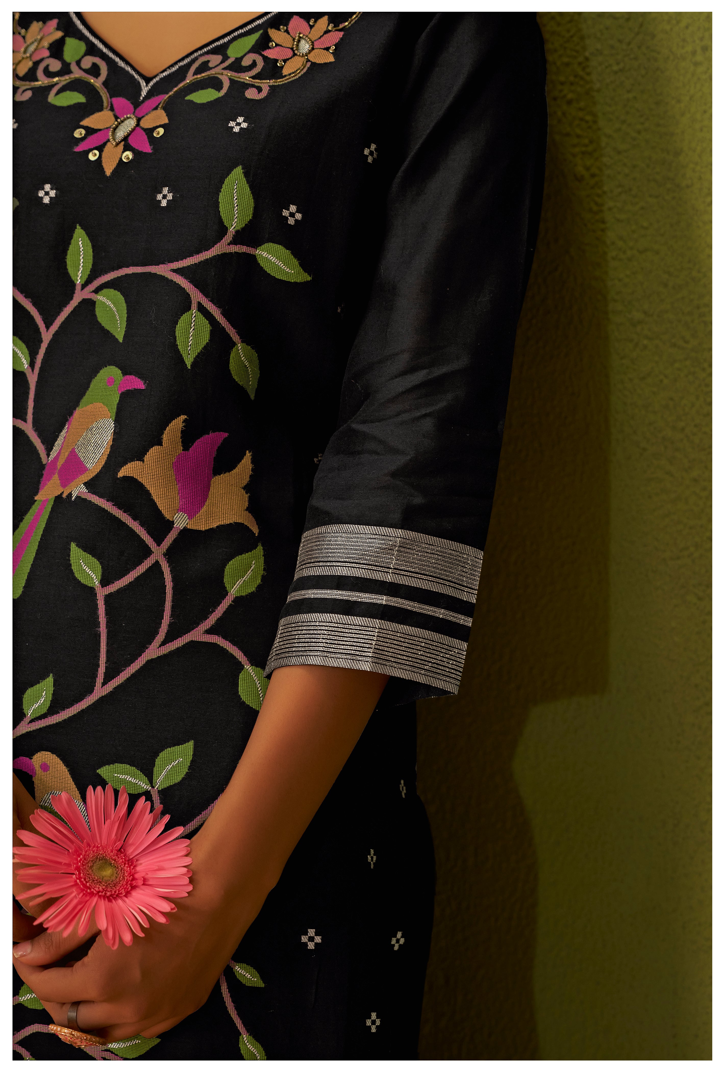 Chanderi Jacquard Set