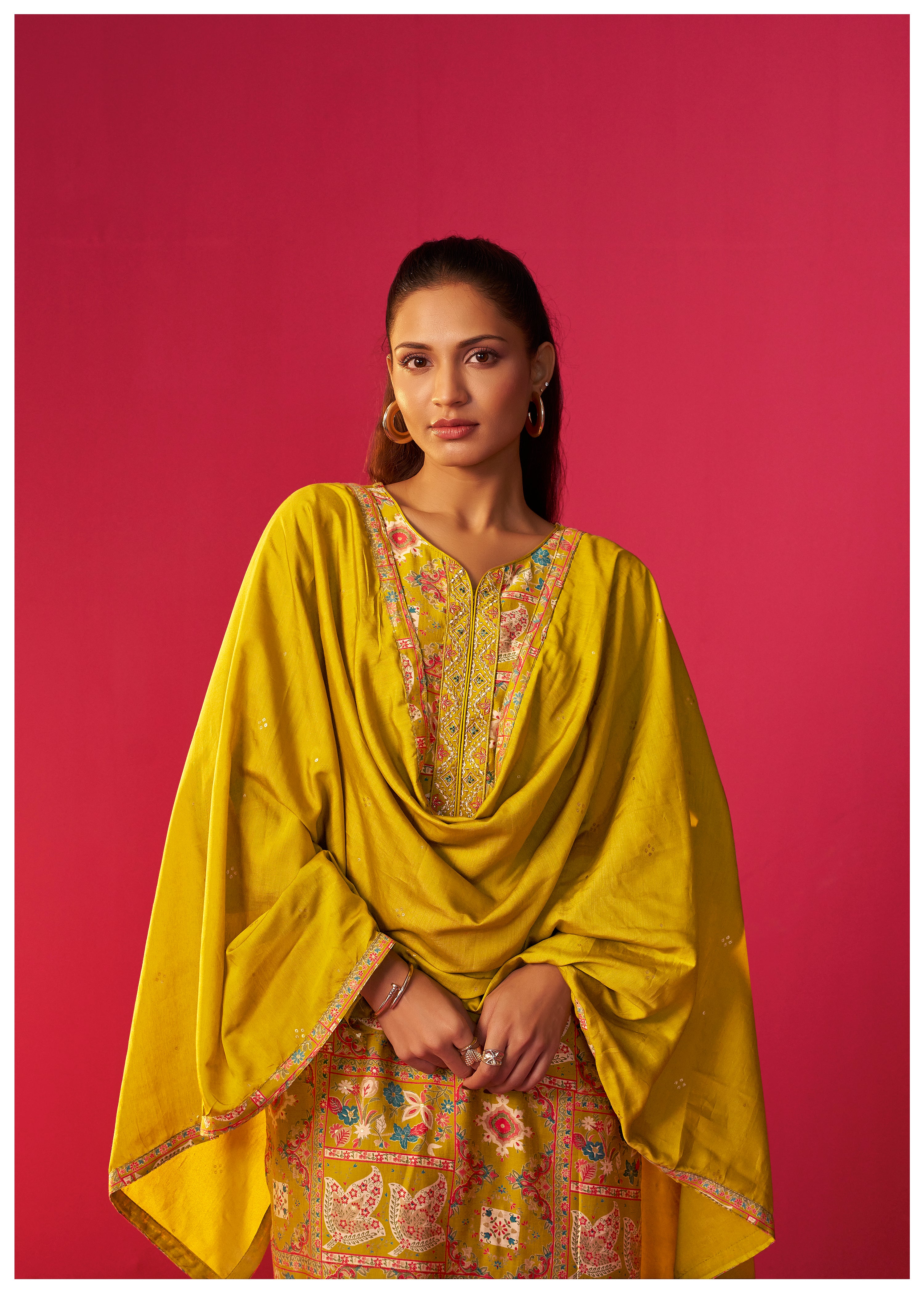 Viscose Digital Print Kurta Set