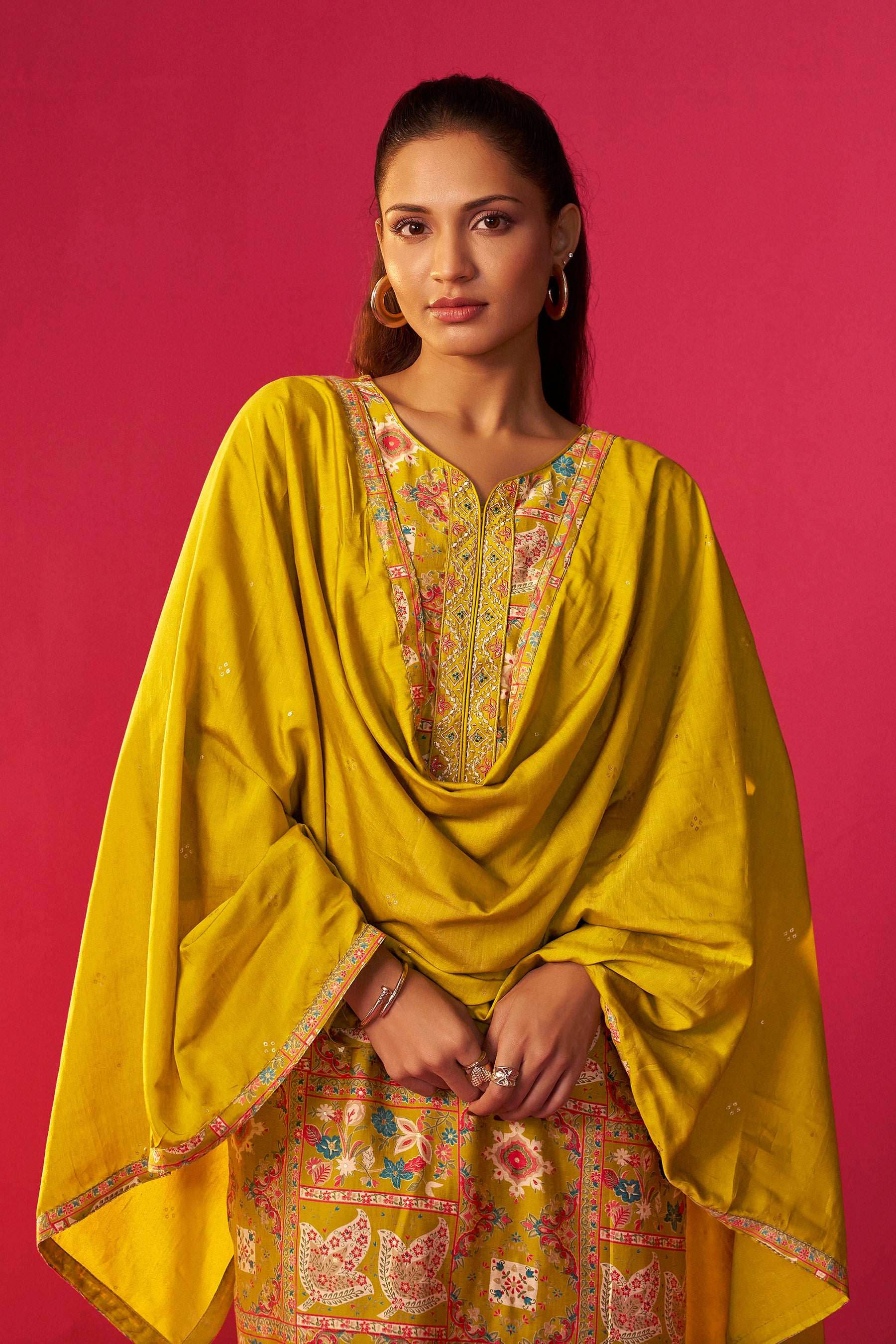 Viscose Kurta Set with Digital Print