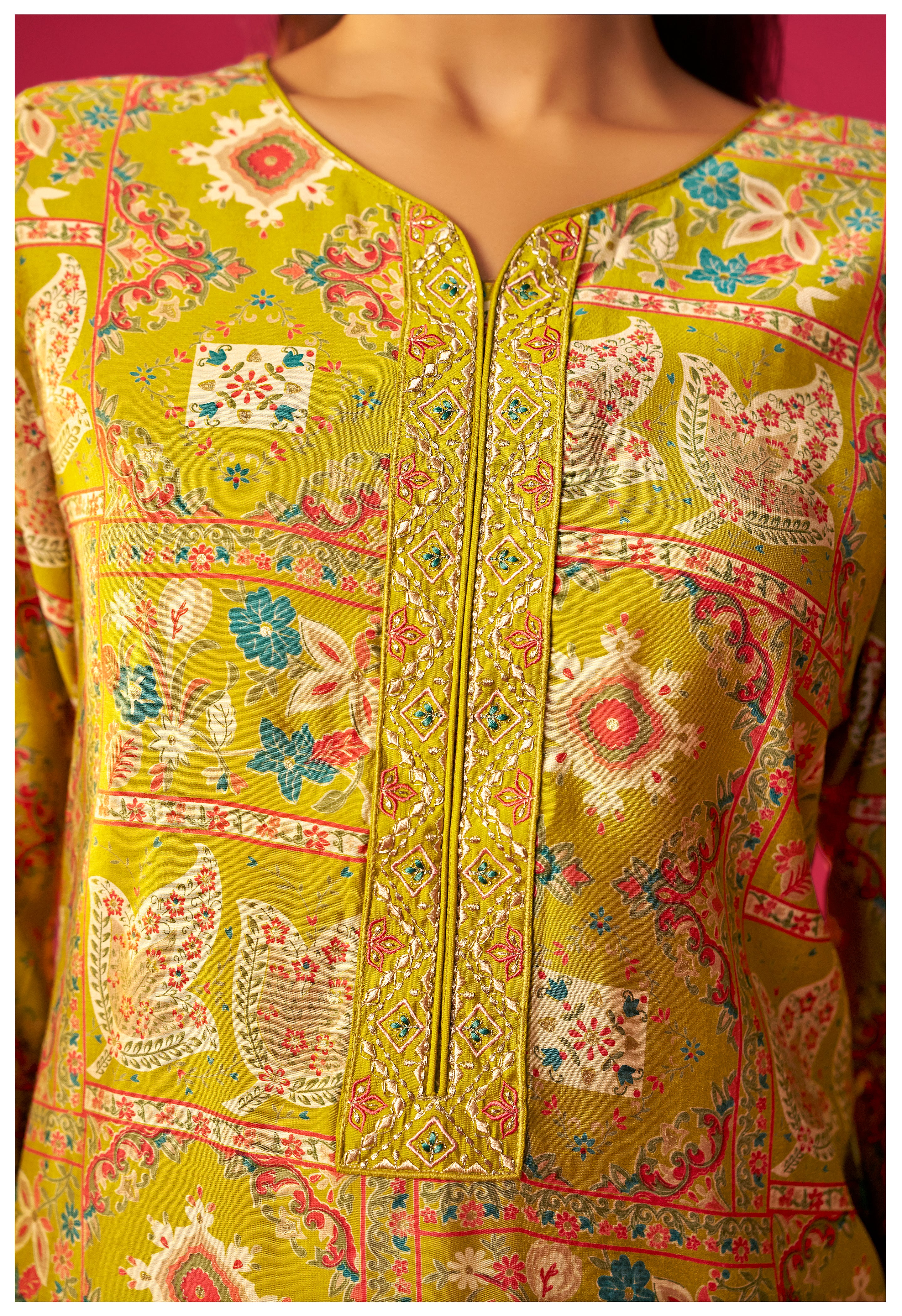 Viscose Digital Print Kurta Set