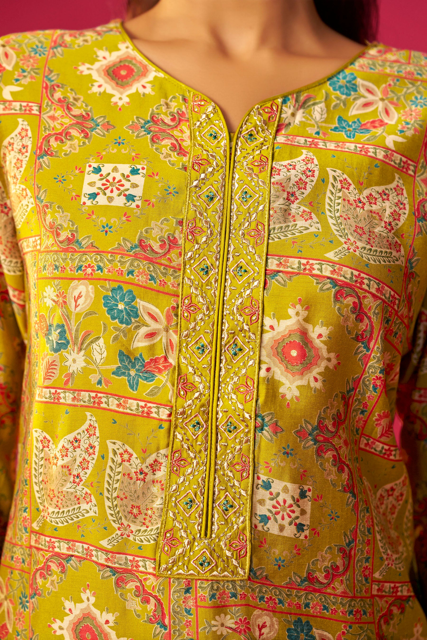 Viscose Kurta Set with Digital Print
