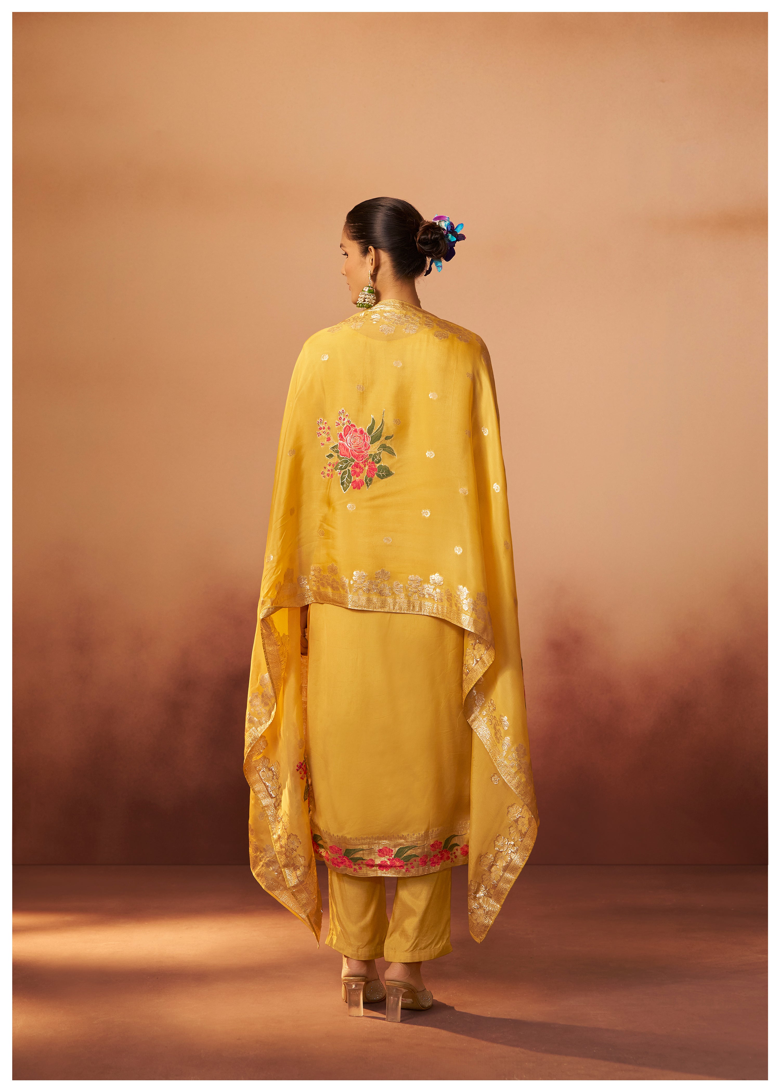 Organza kurta set