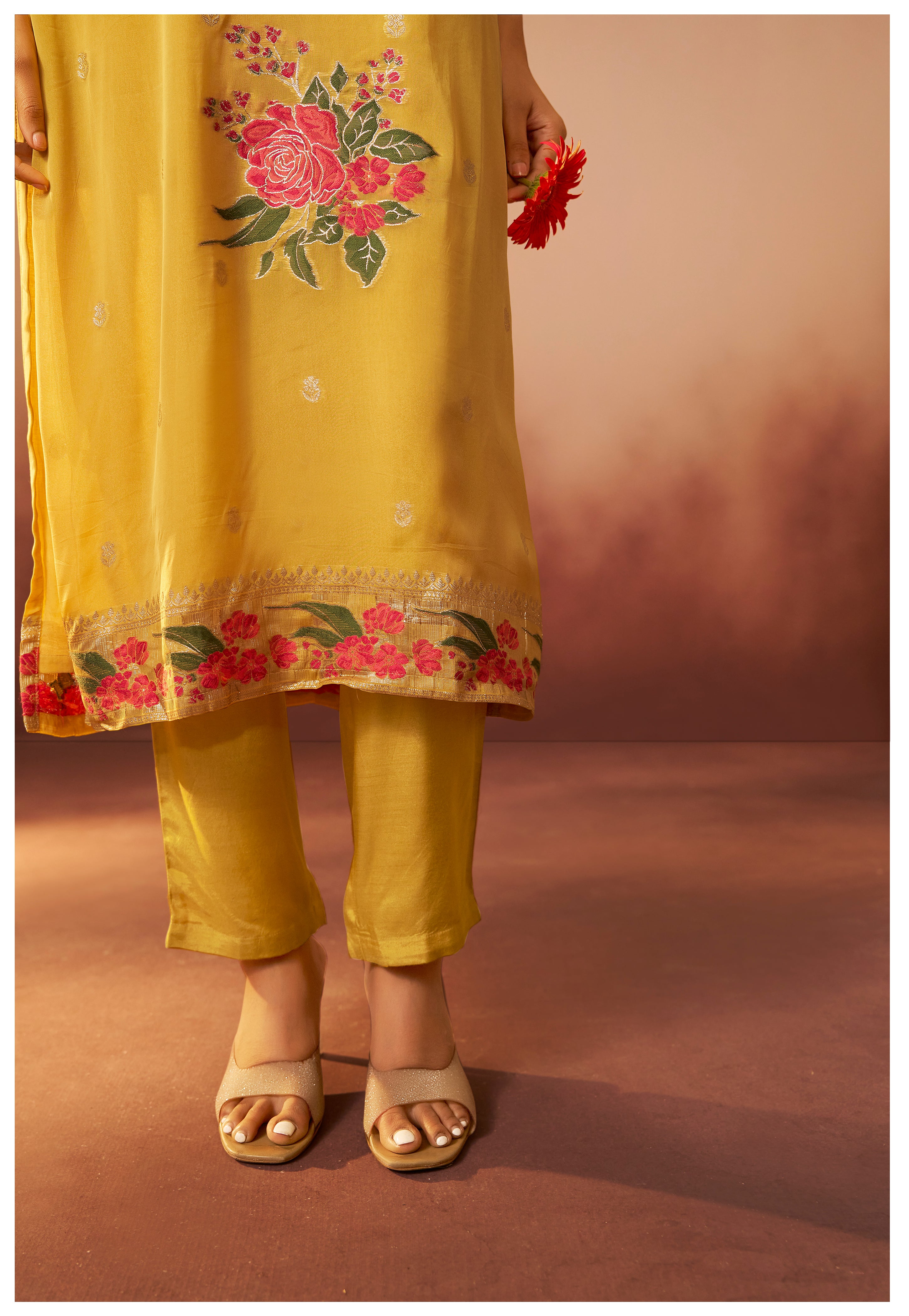 Organza kurta set