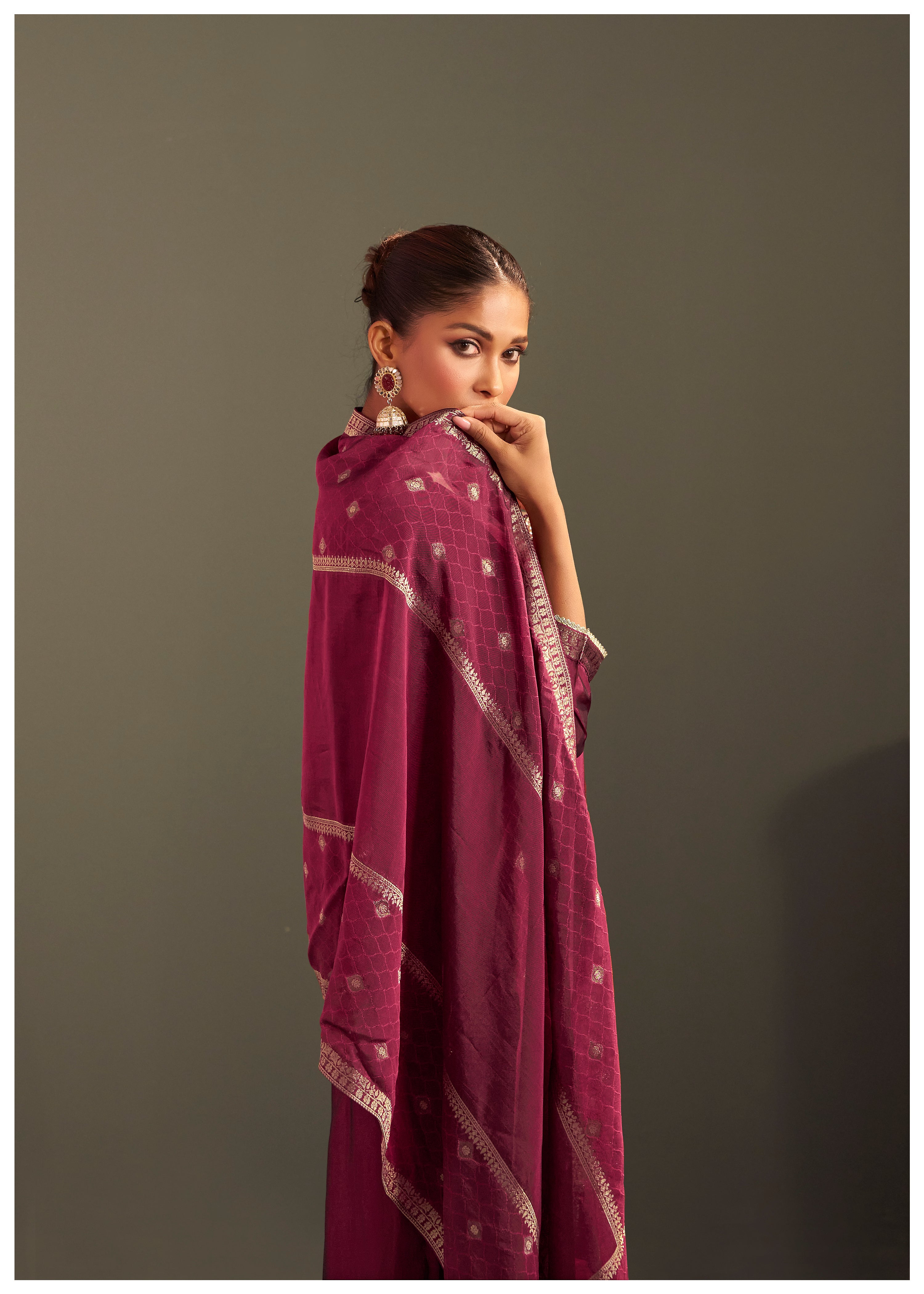 Yarn Dyed Viscose Kurta Set