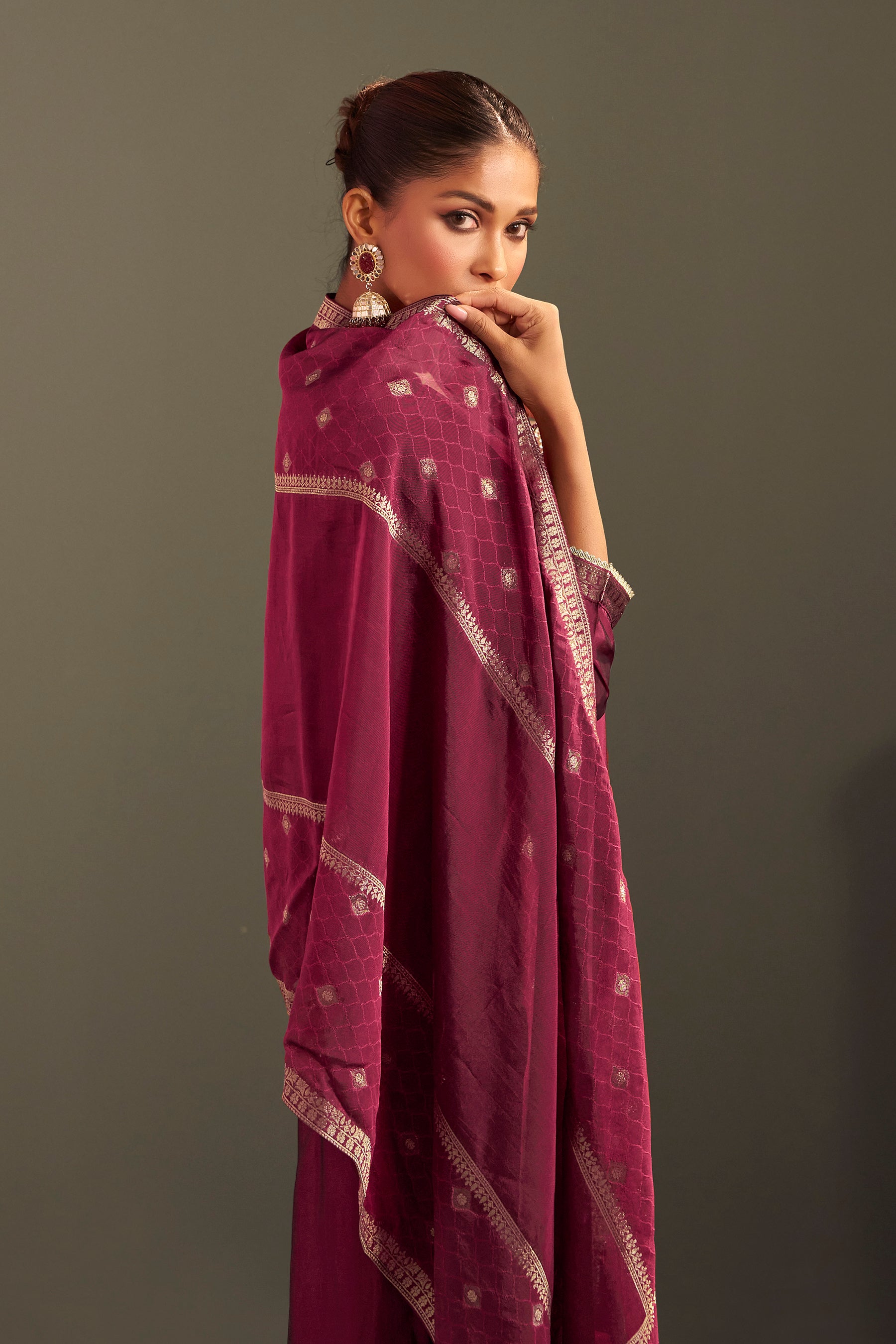 Yarn Dyed Viscose Kurta Set