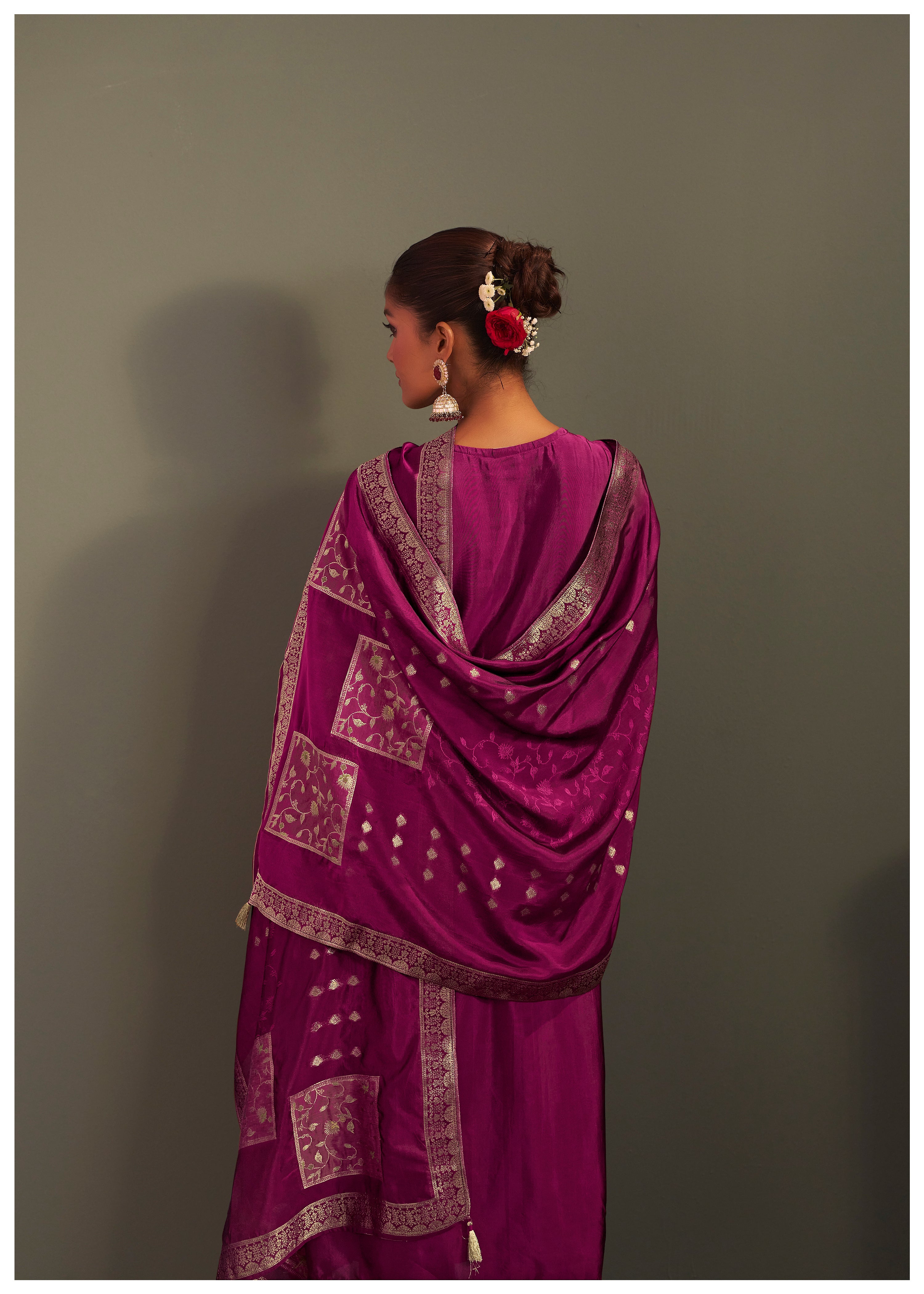 Yarn Dyed Viscose Kurta Set