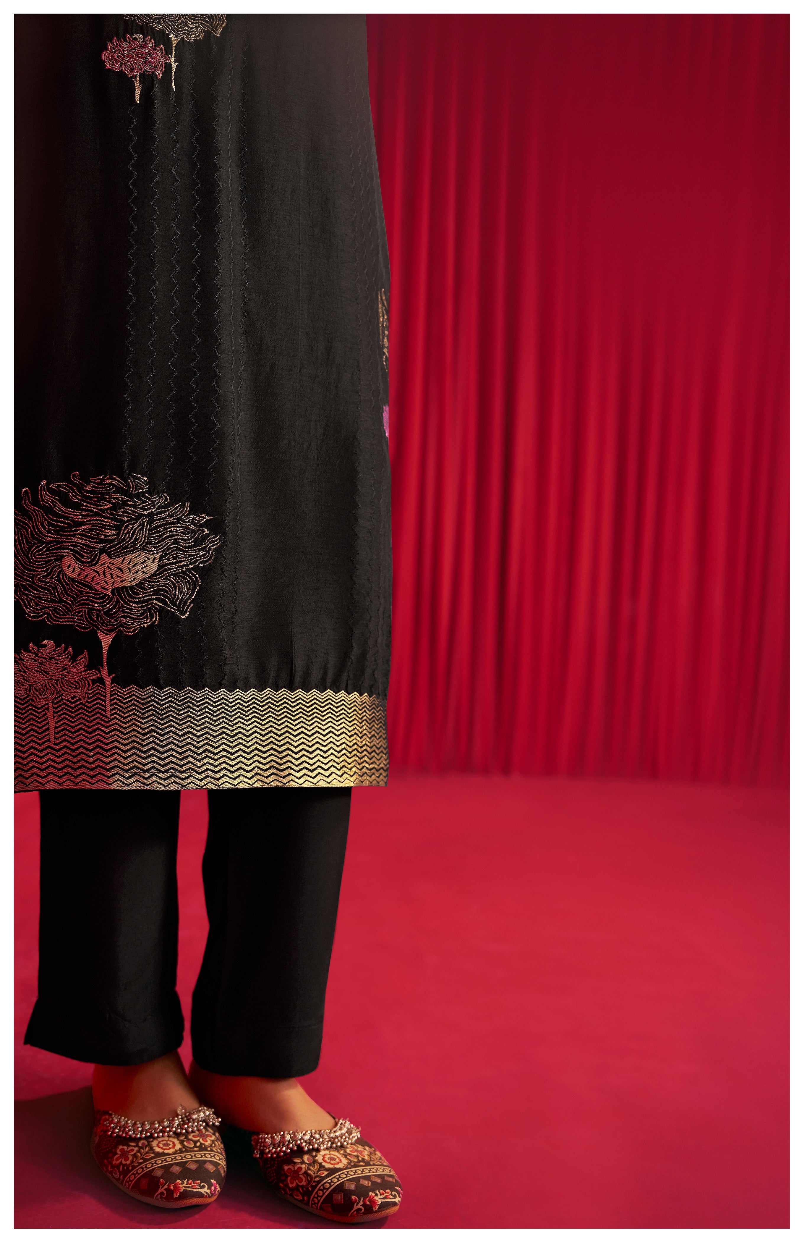 Viscose Silk Jacquard Set