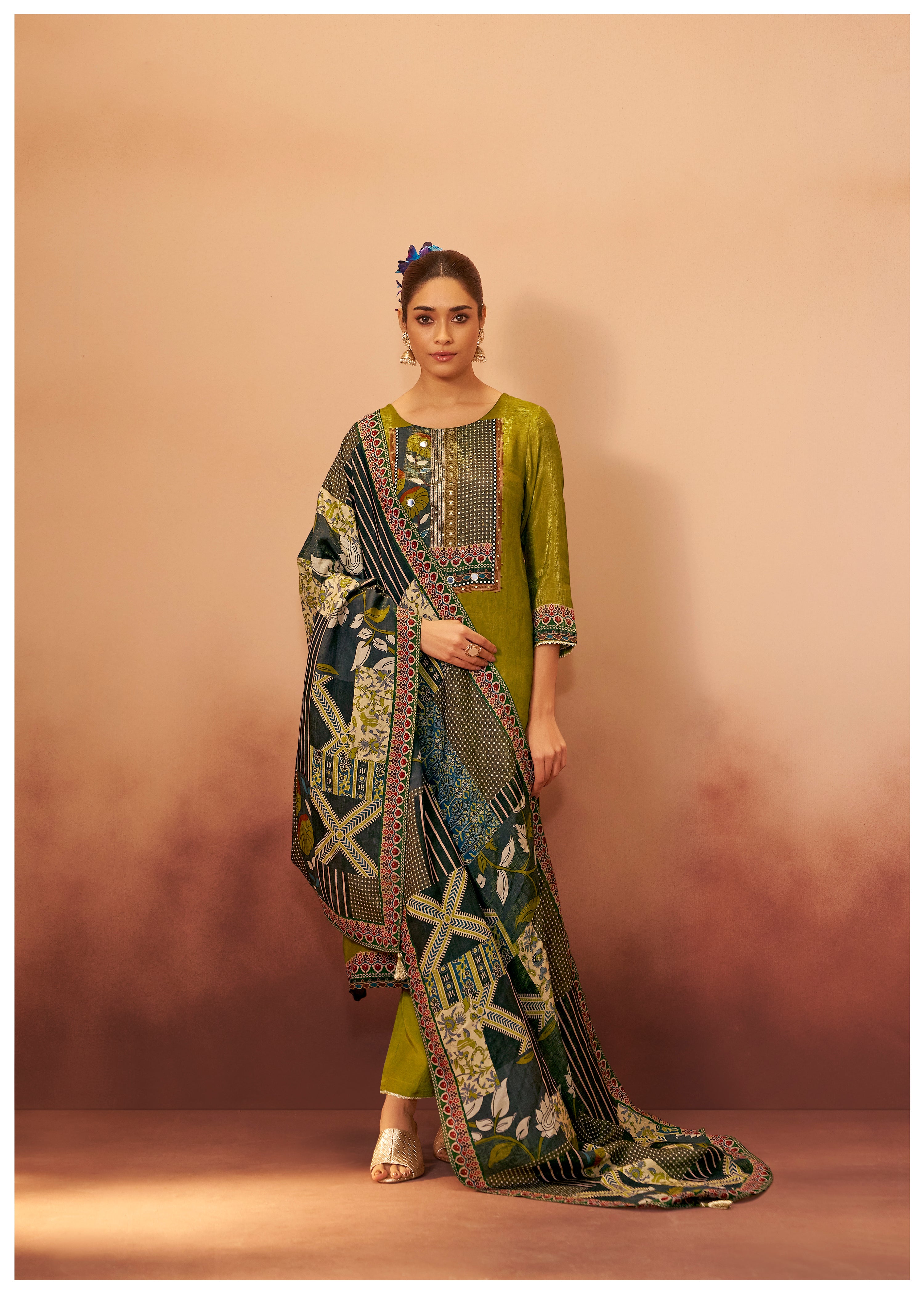 Viscose Digital Print Kurta Set