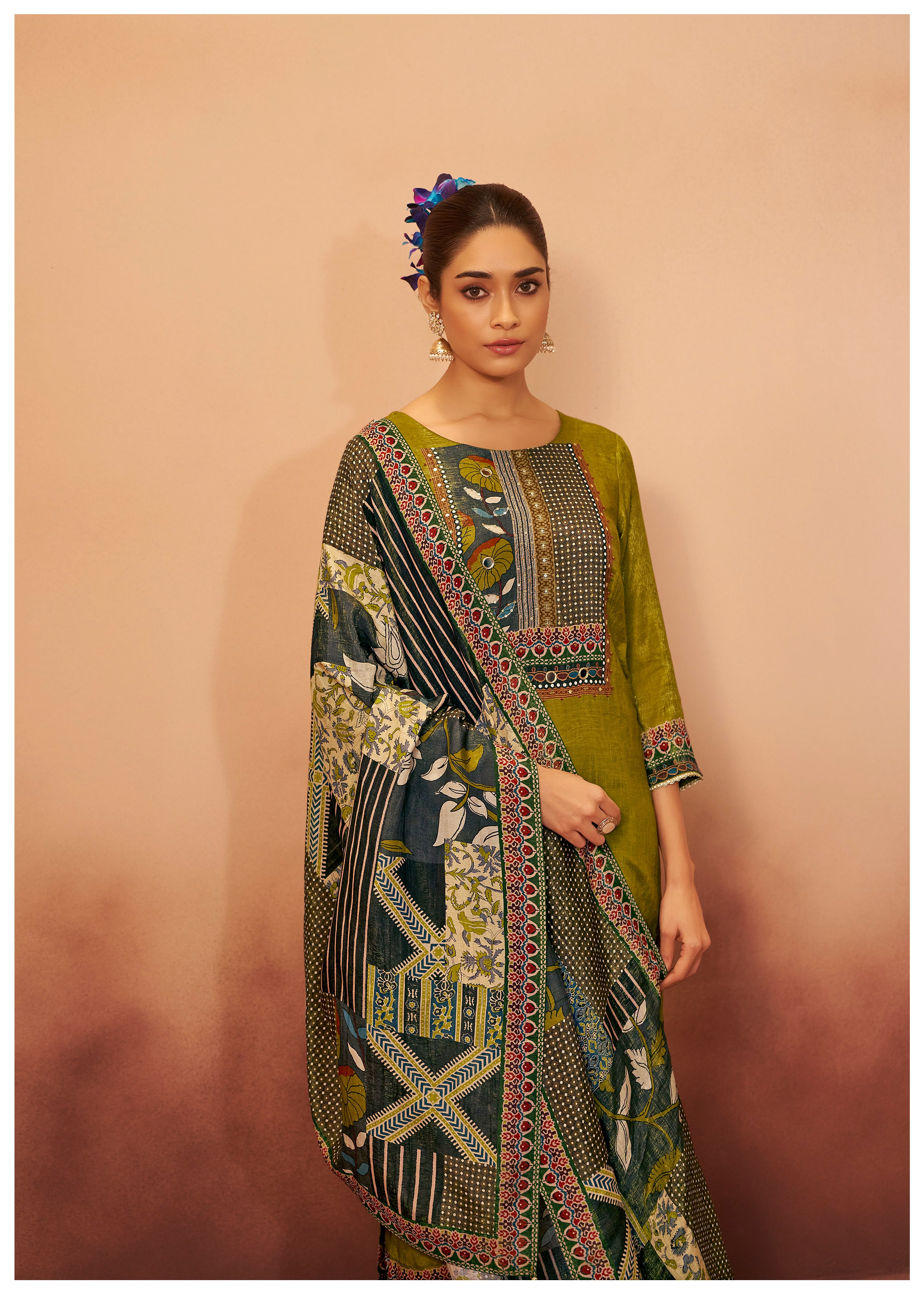 Viscose Digital Print Kurta Set