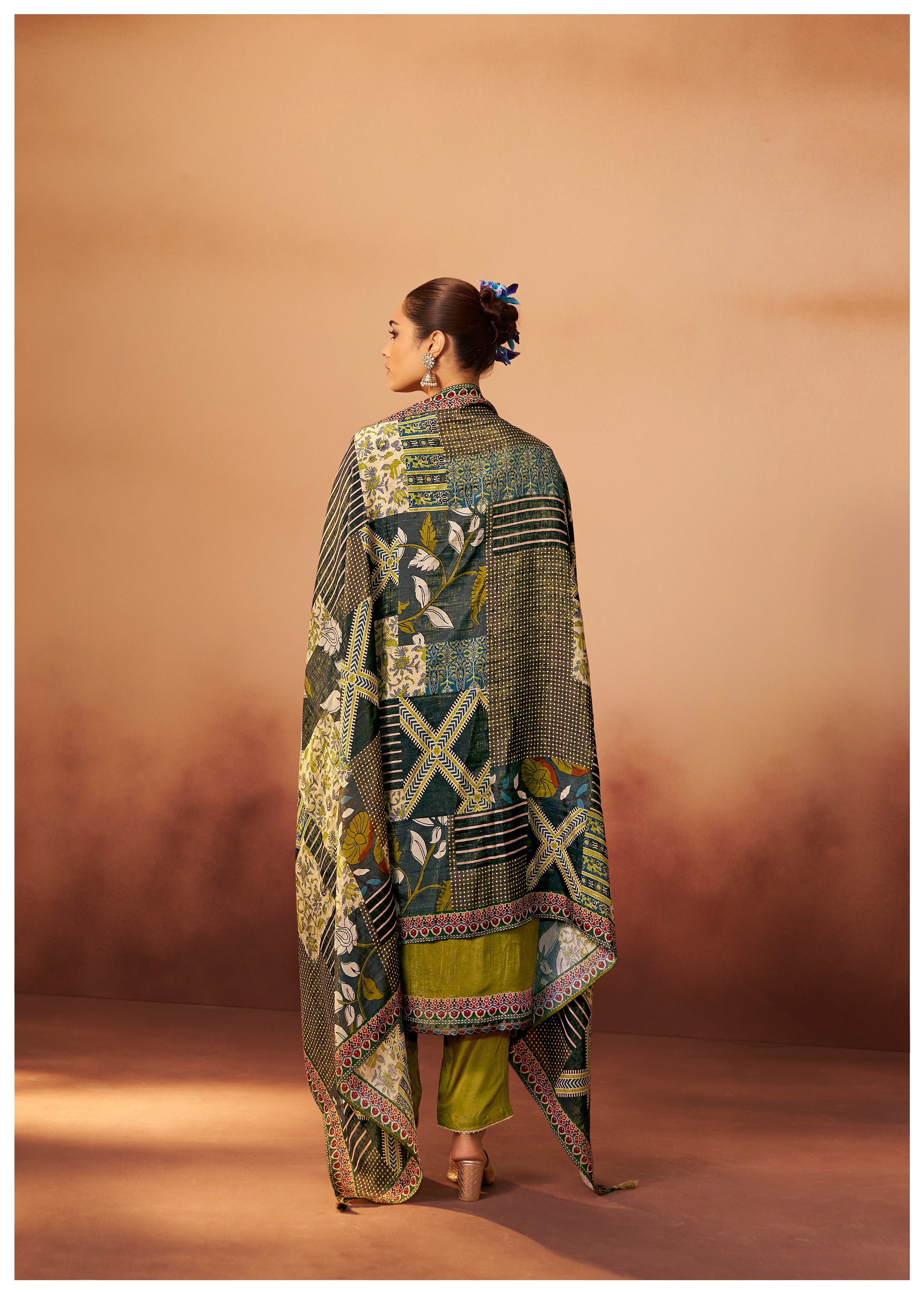 Viscose Digital Print Kurta Set