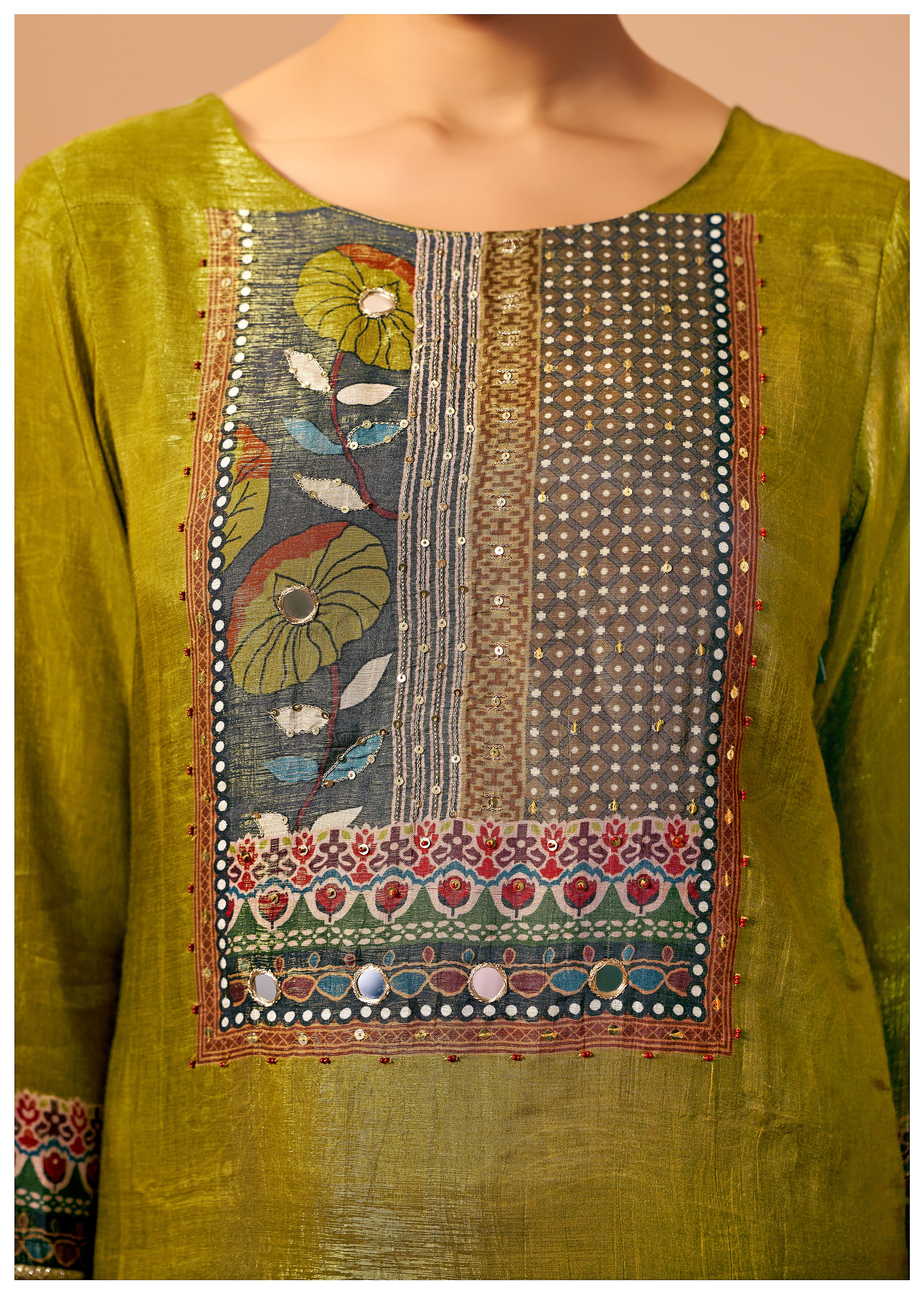 Viscose Digital Print Kurta Set