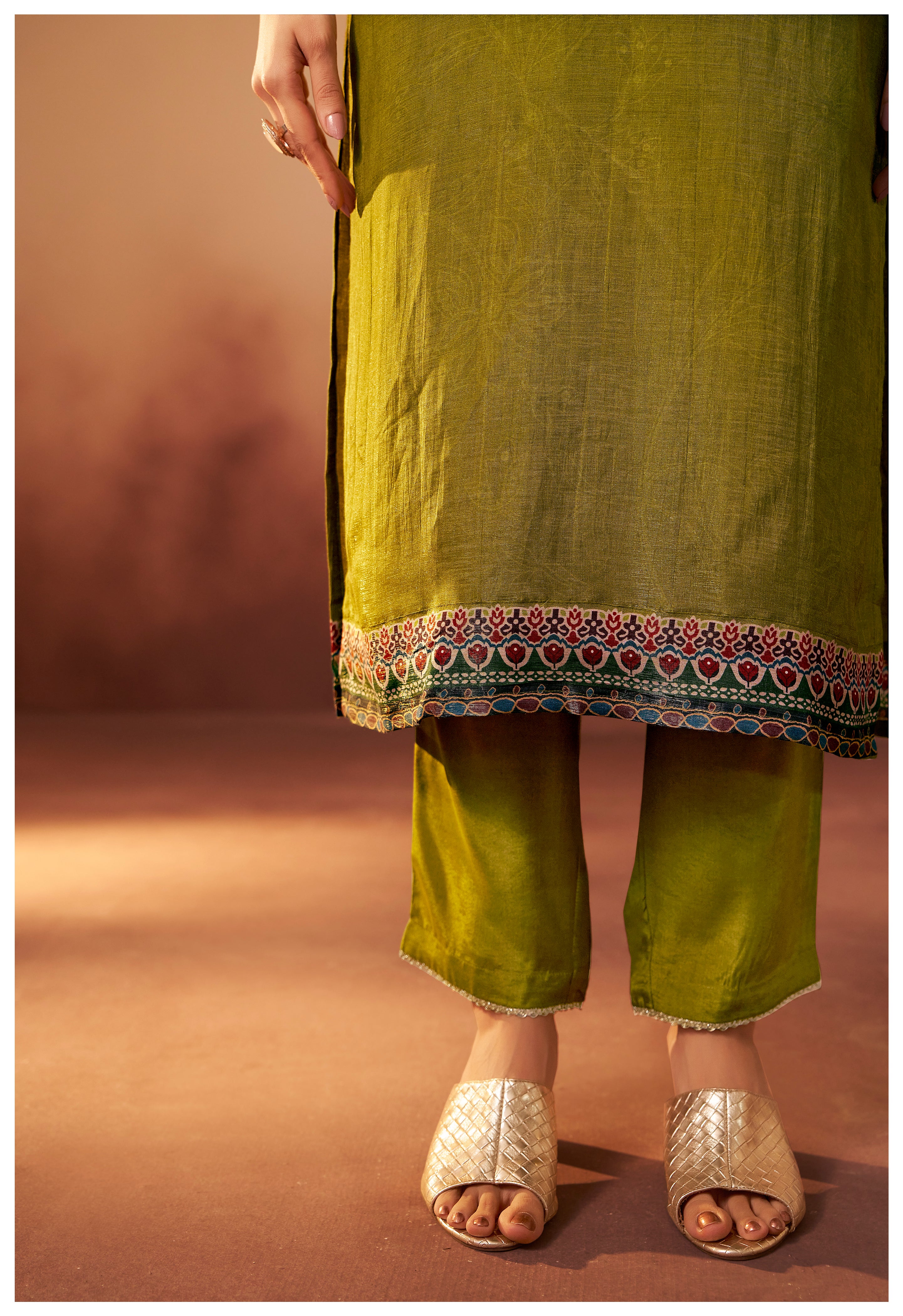 Viscose Digital Print Kurta Set