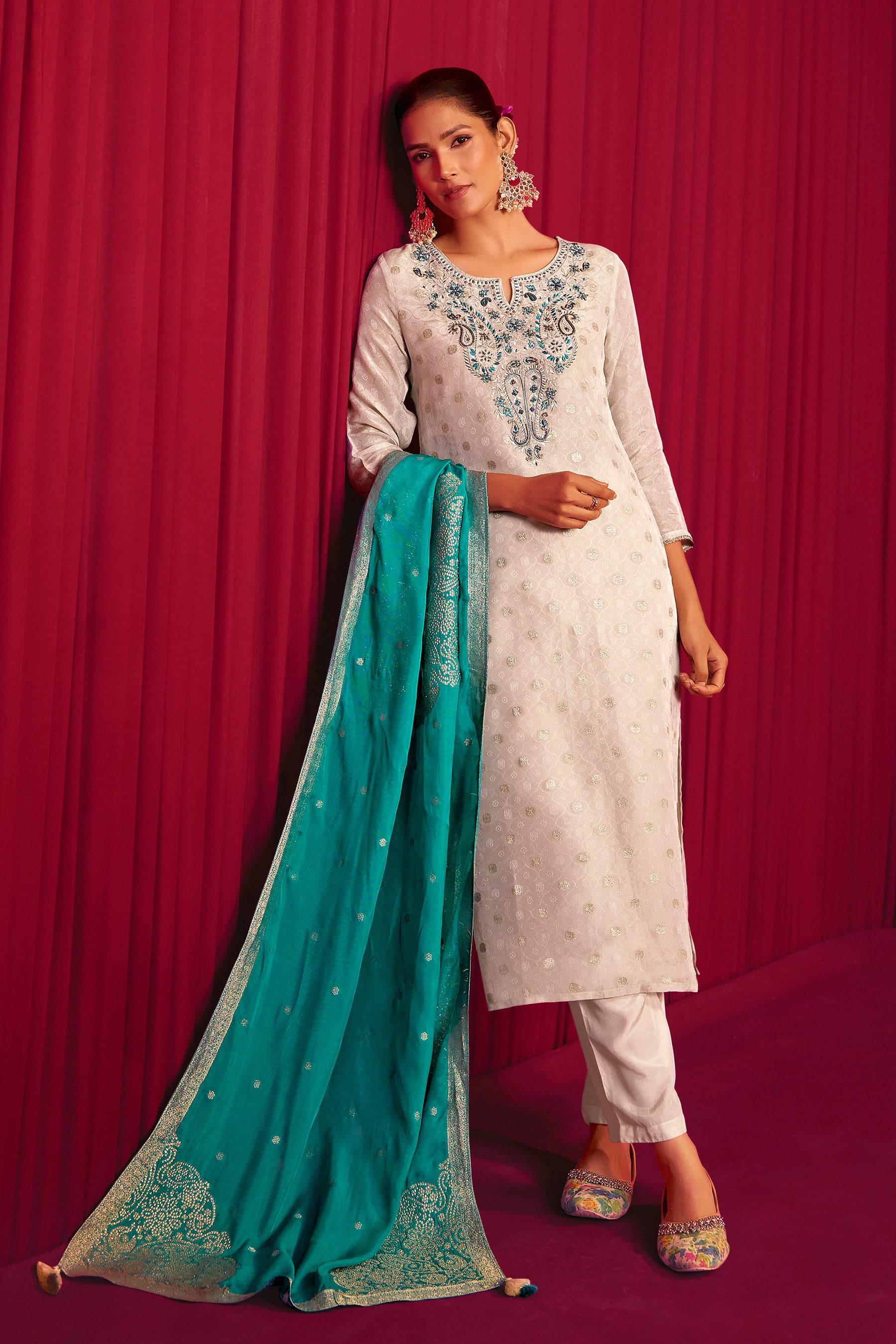 Handwork Tissue Organza Set