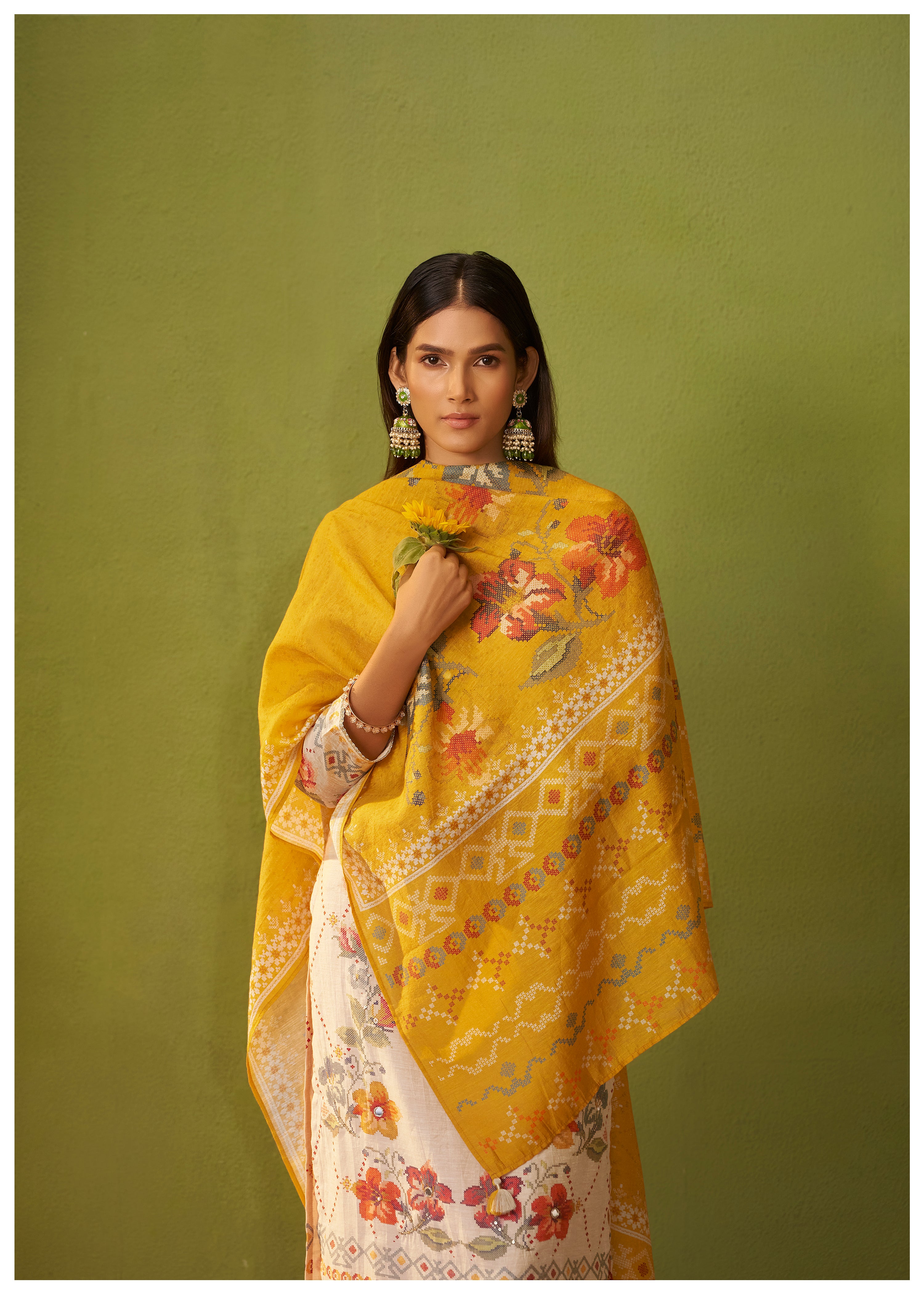 Shimmer Linen Digital Print Set