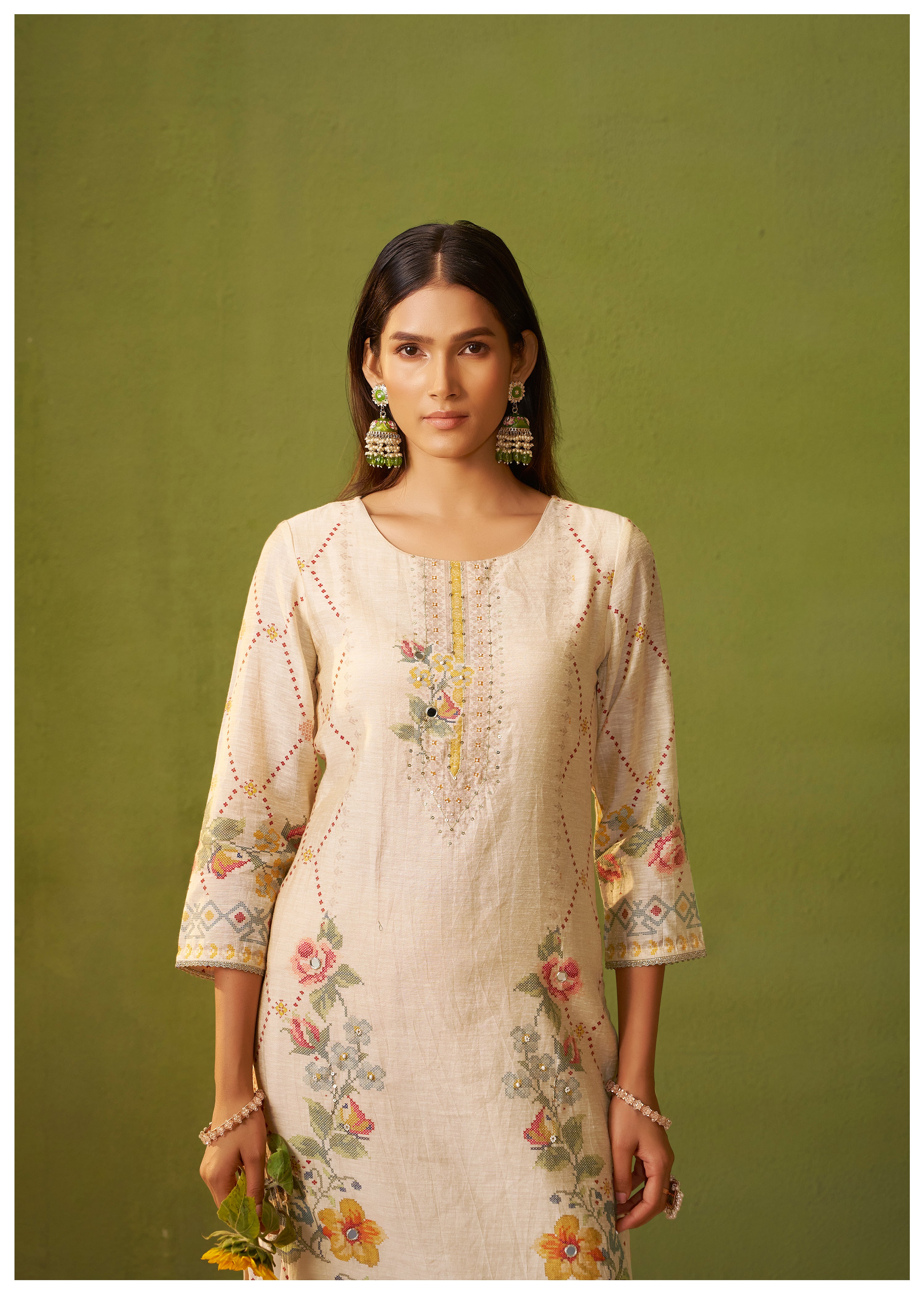 Shimmer Linen Digital Print Set