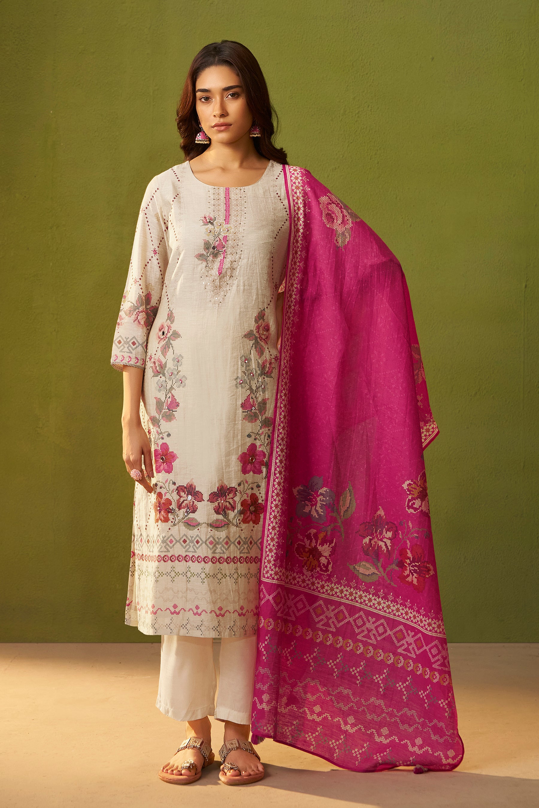 Linen Digital Print Set