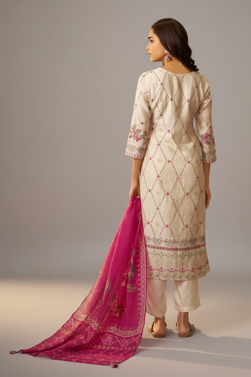 Linen Digital Print Set