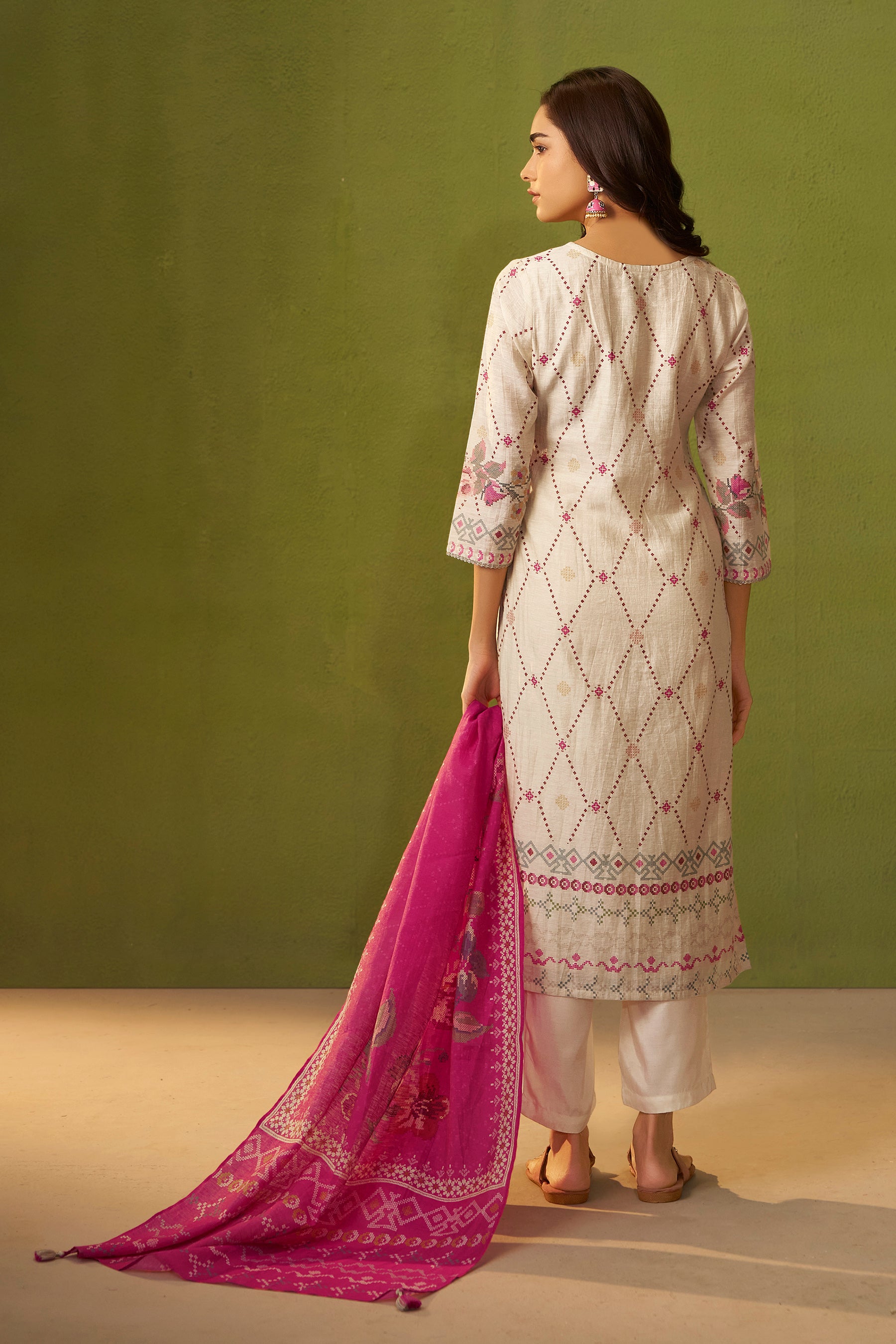 Linen Digital Print Set