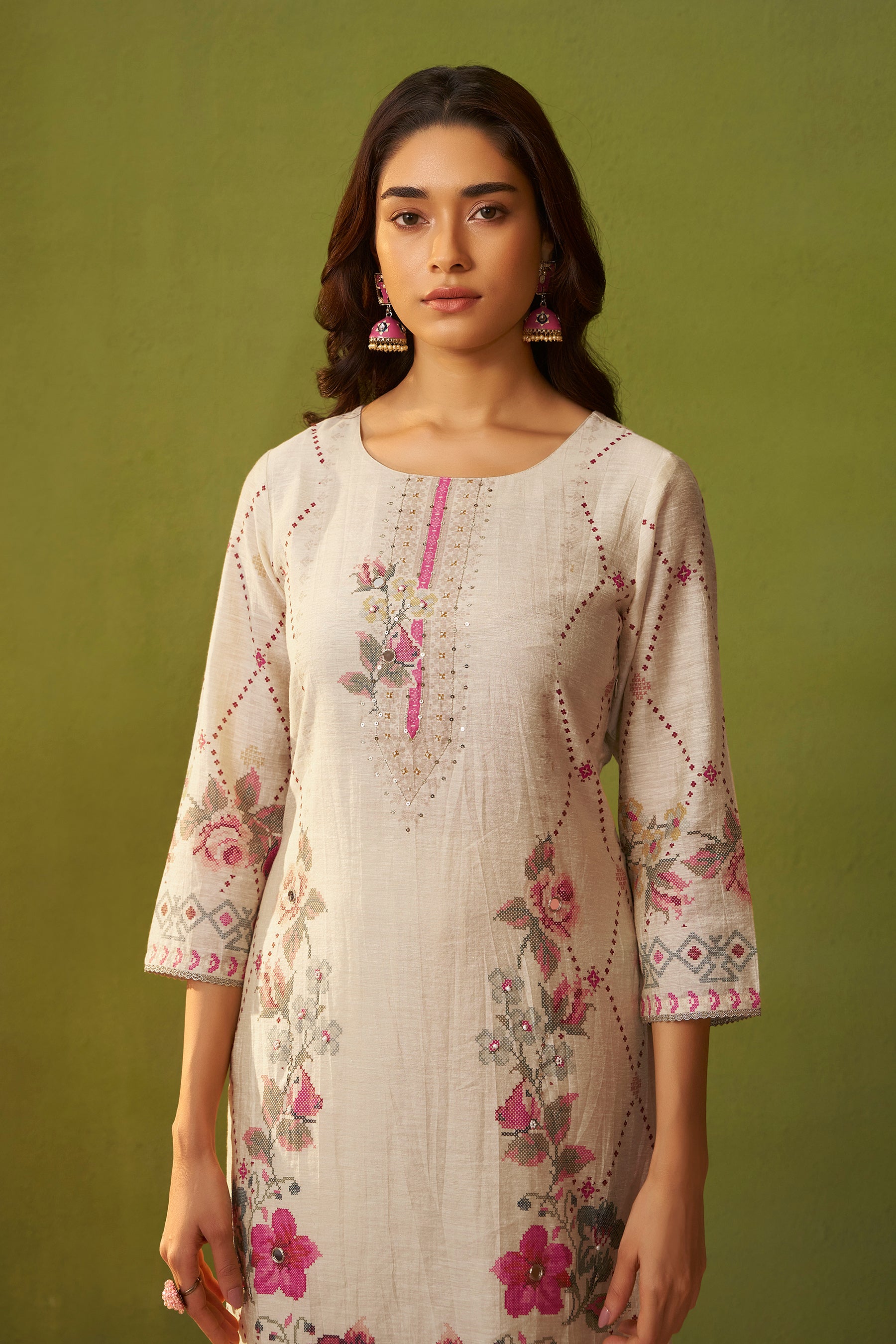 Linen Digital Print Set