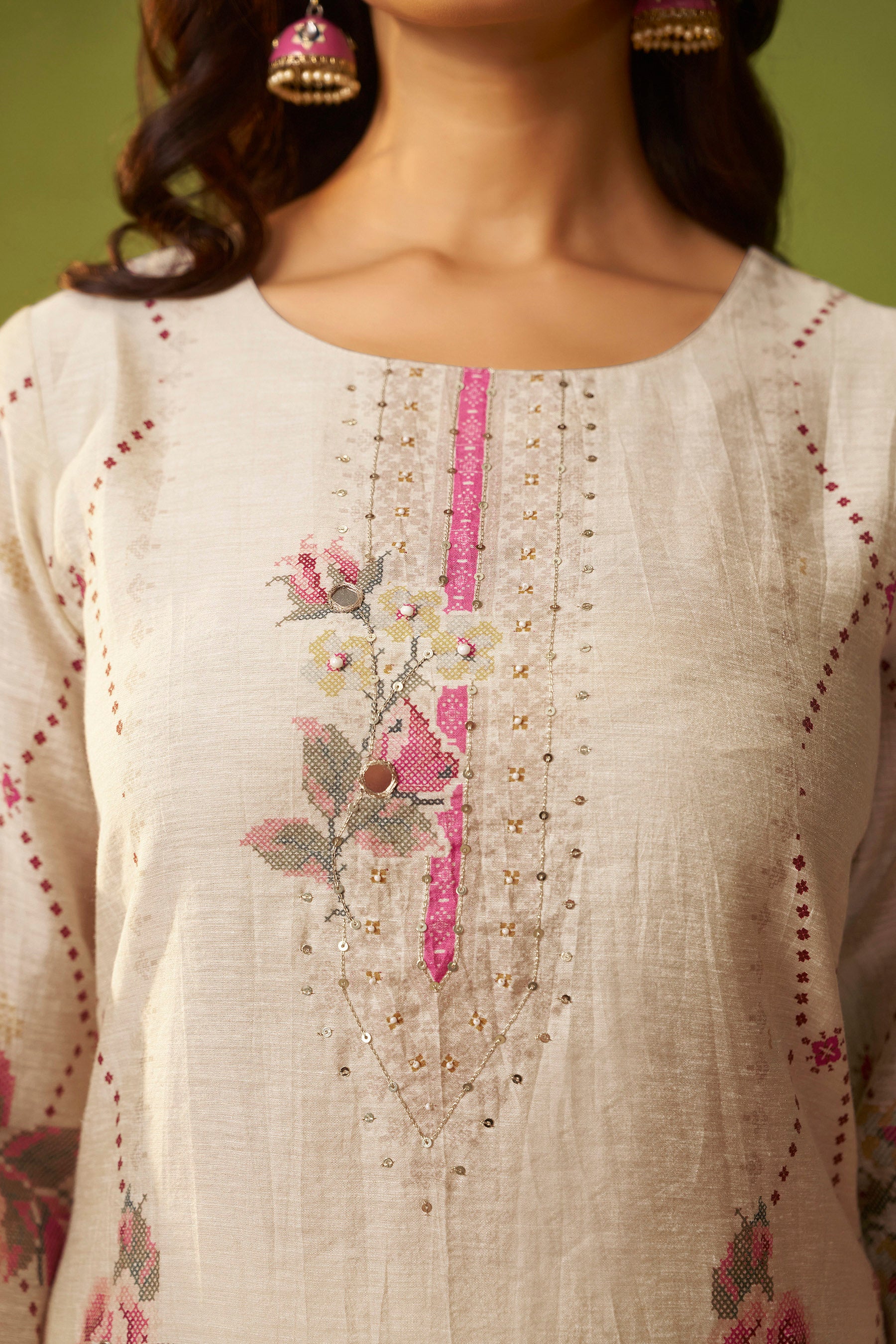 Linen Digital Print Set