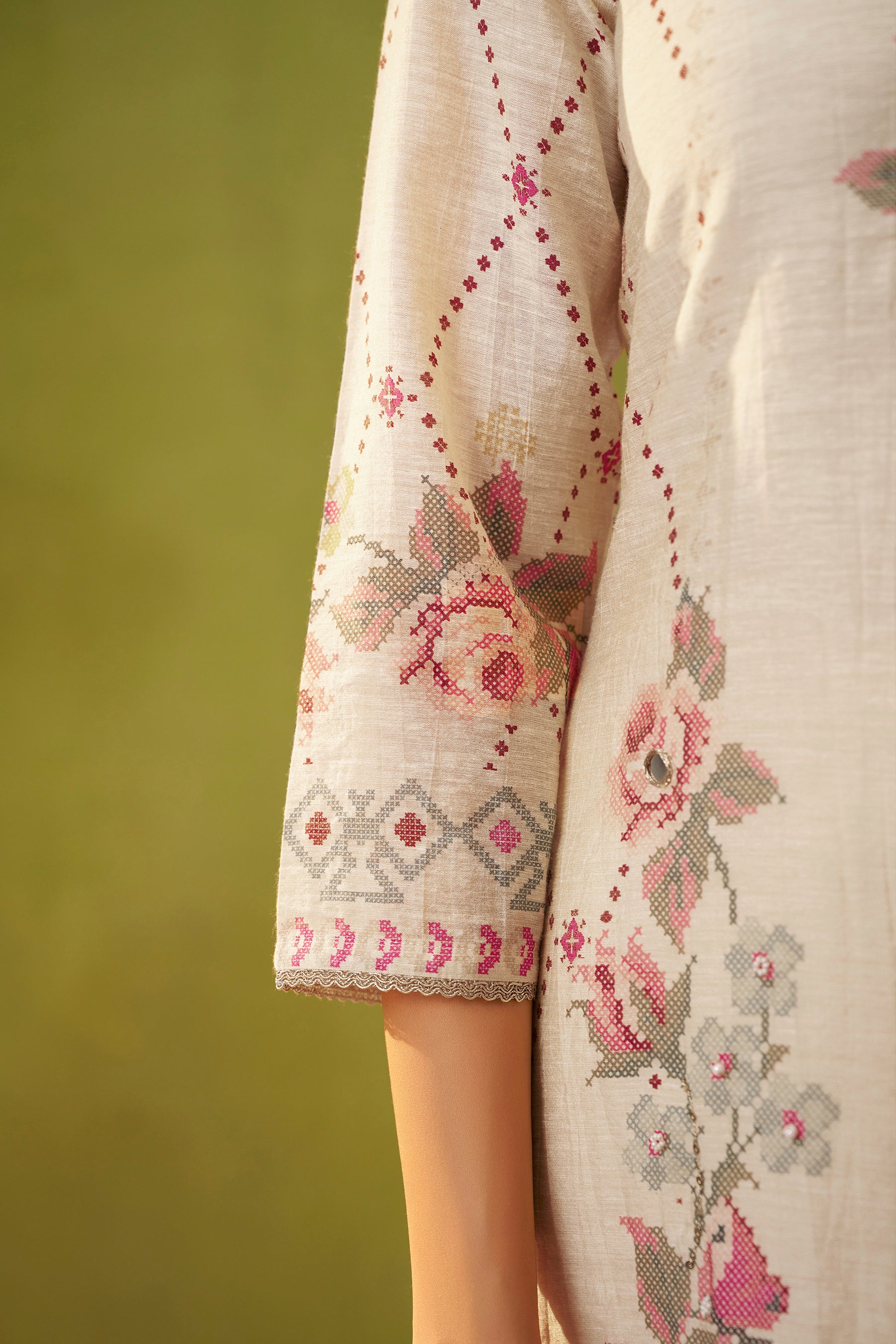 Linen Digital Print Set